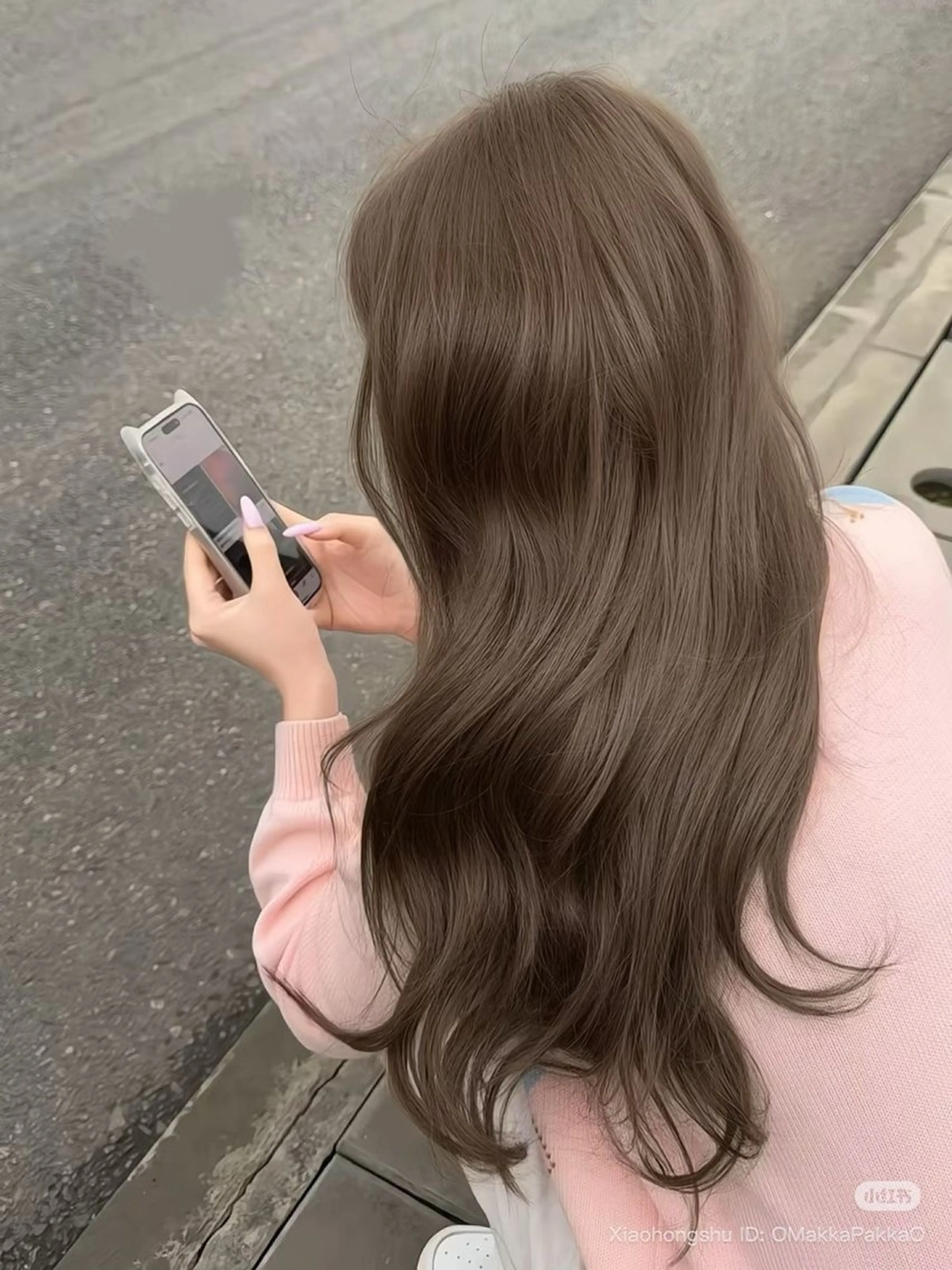 ロング ヘアカラー ヘッドスパ ヘアセット 🤍上品韓国ガーリー 🤍ひとみ🤍のヘアスタイル