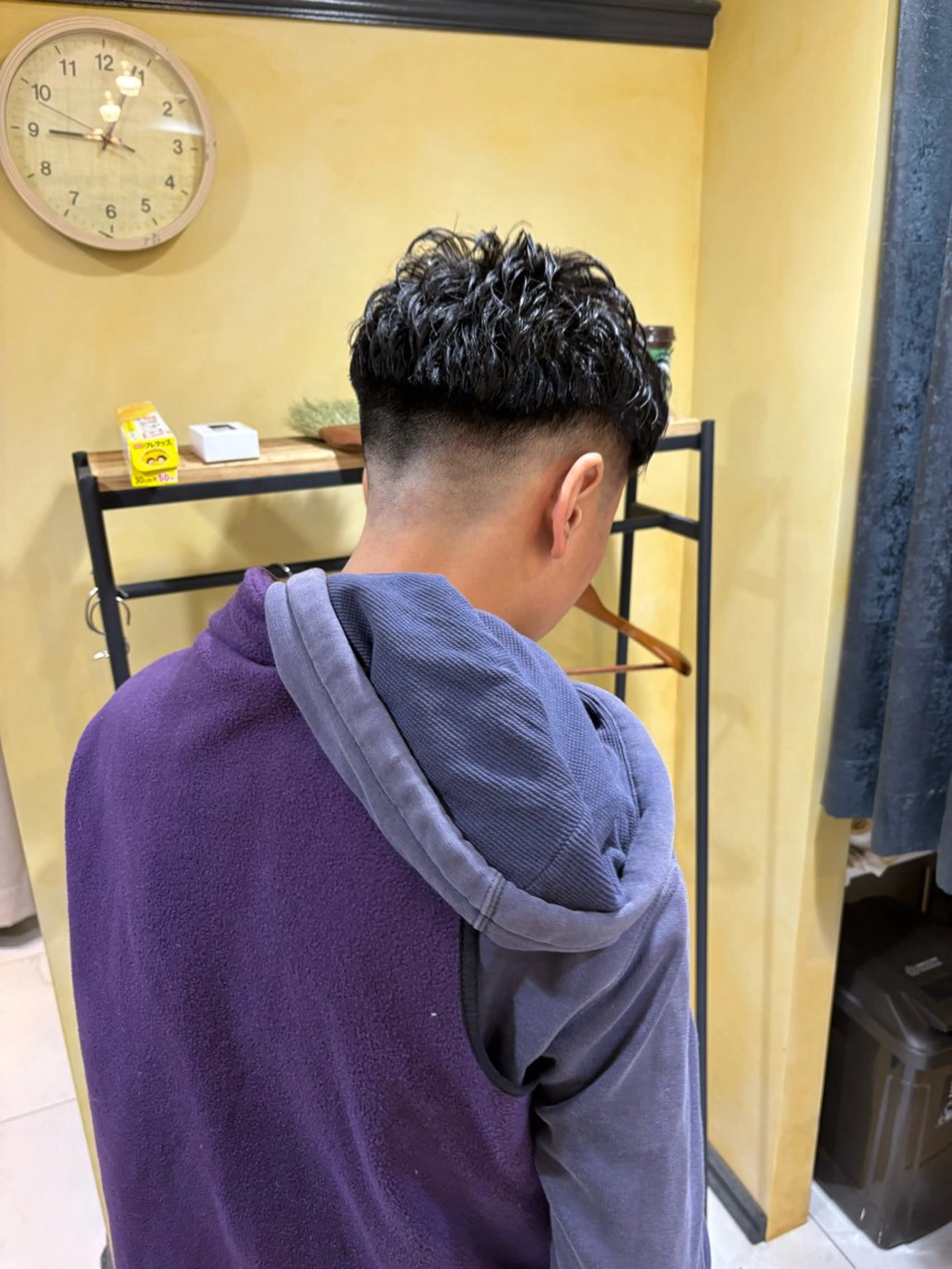 ショート 大山慧也/メンズ/ フェード/バーバーのヘアスタイル