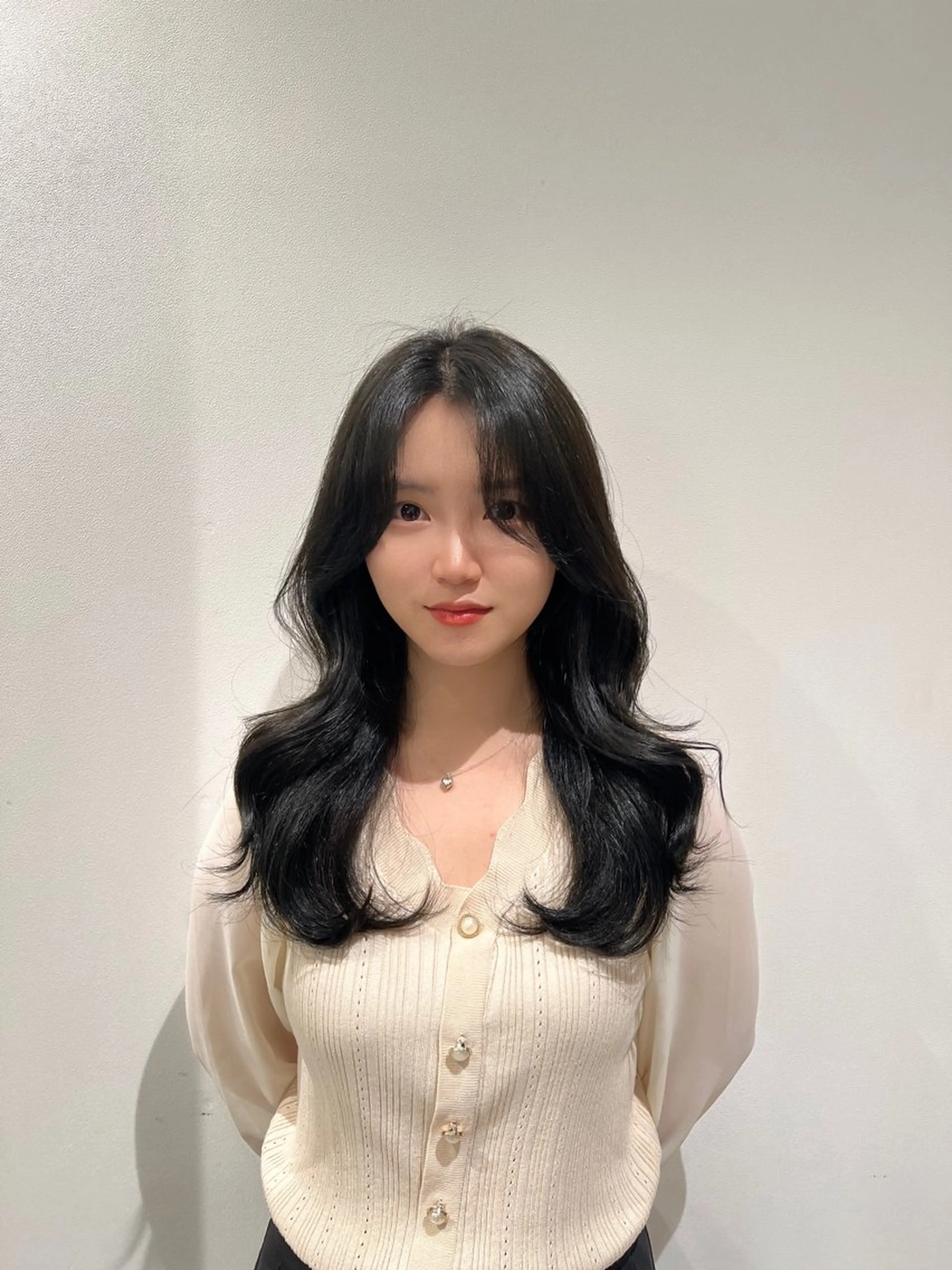 ロング カラー カット ヘアカラー トリートメント 🩷渋谷/韓国レイヤ ー/透明感/Sayaのヘアスタイル