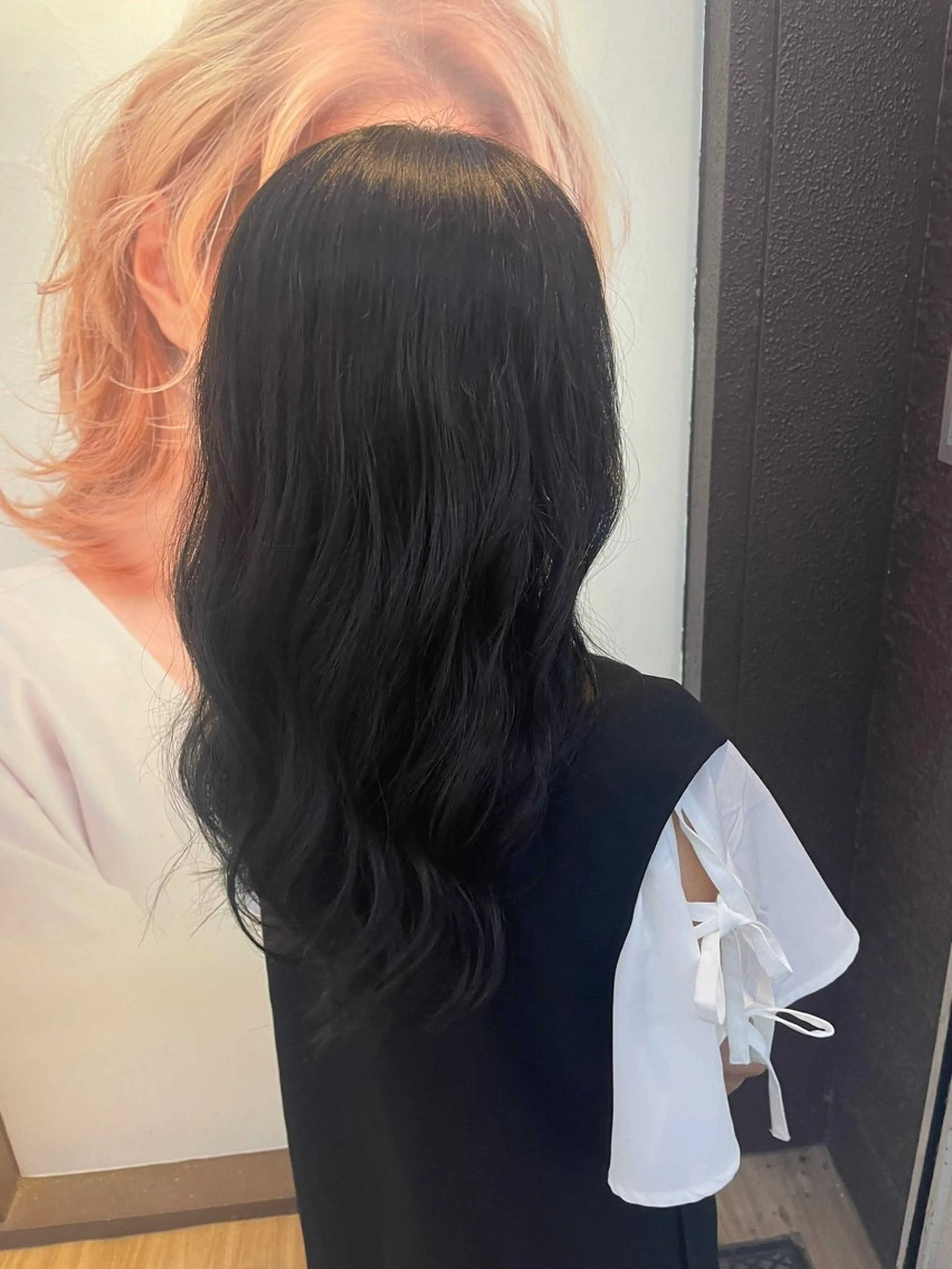 ロング パーマ レイヤーカット デジタルパーマ カット パーマ 小手巻きパーマ/毛流 れパーマ/RYUTOのヘアスタイル