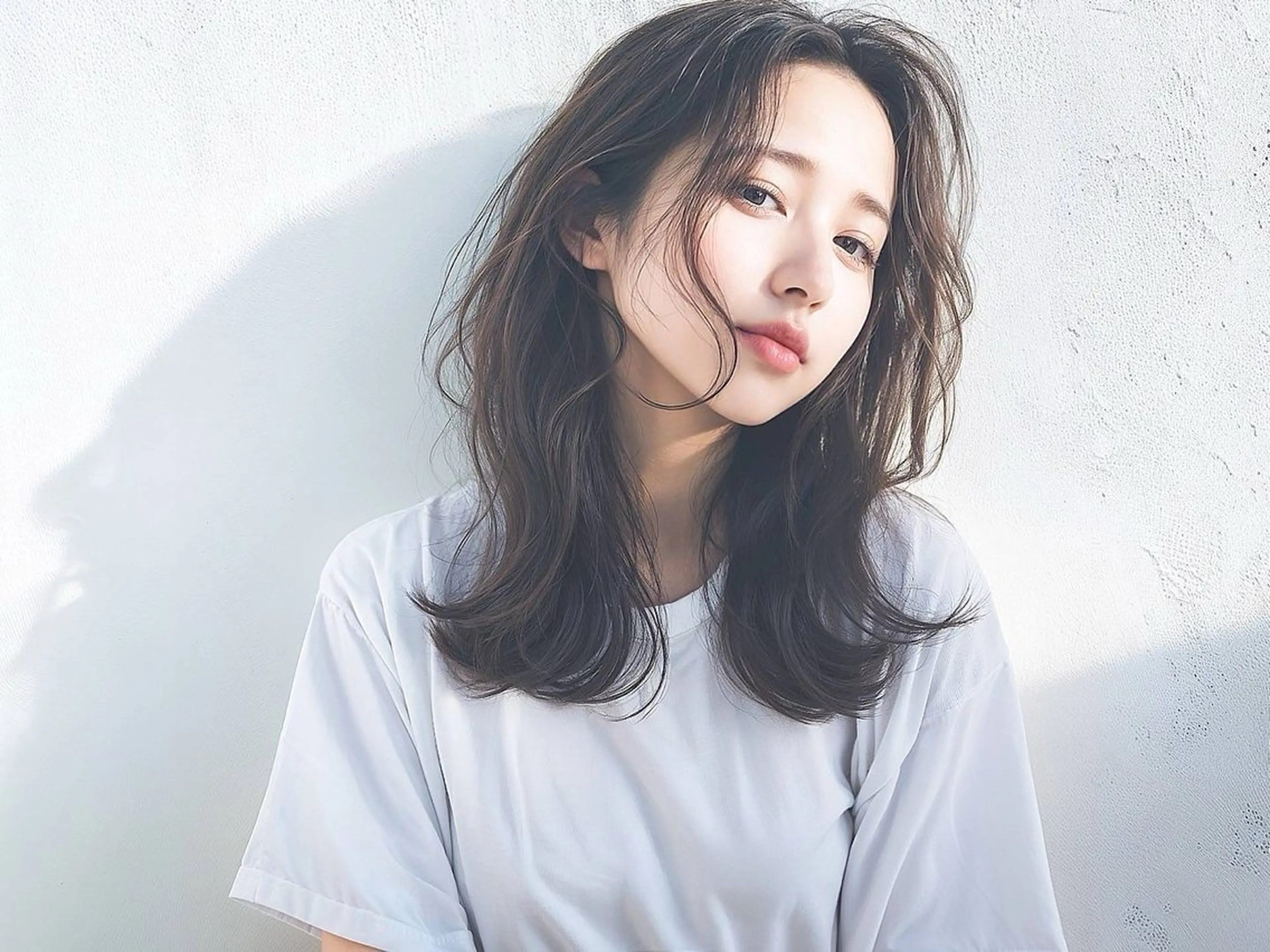 セミロング カラー カット ヘアカラー トリートメント CHERIM ❤️‍🔥新家光葉のヘアスタイル