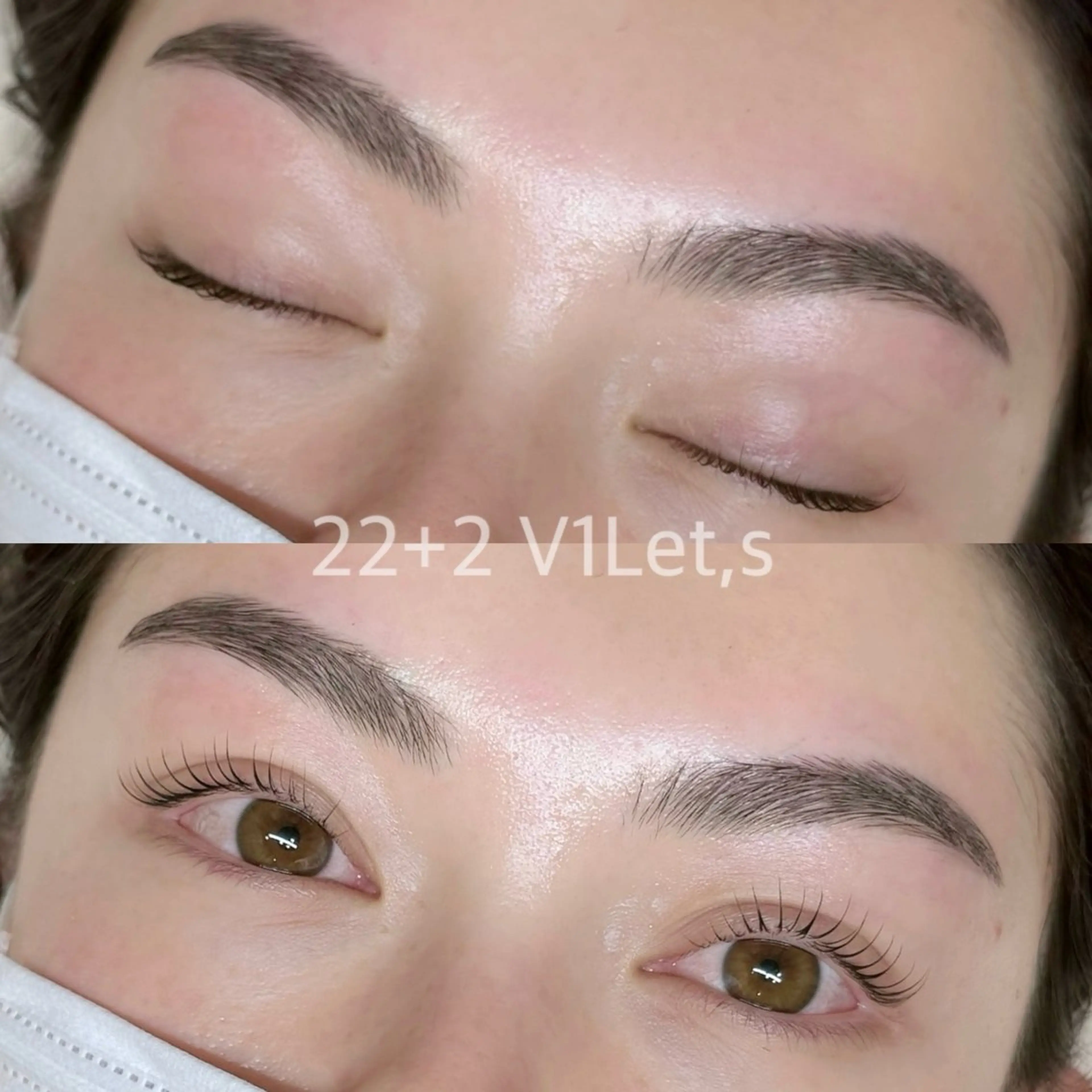 マツエク・マツパ [古町]22+2 V1Let,s Eyebrow&Eye所属・22+2 V1Let 🌙 Rikaのマツエク・マツパデザイン