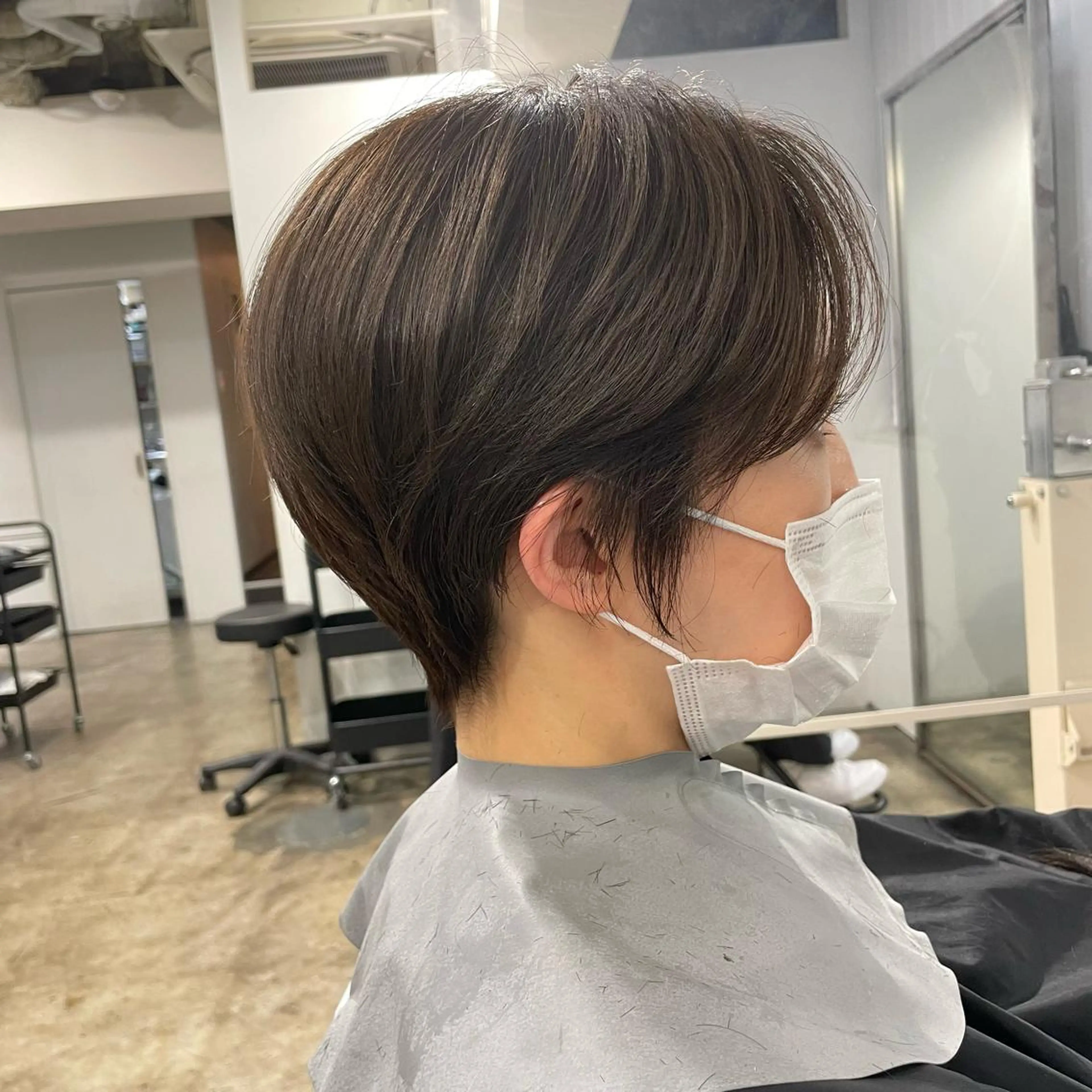 ショート ショートヘア カット ヘアカラー 💫カットはなんでも 得意です✂️のヘアスタイル