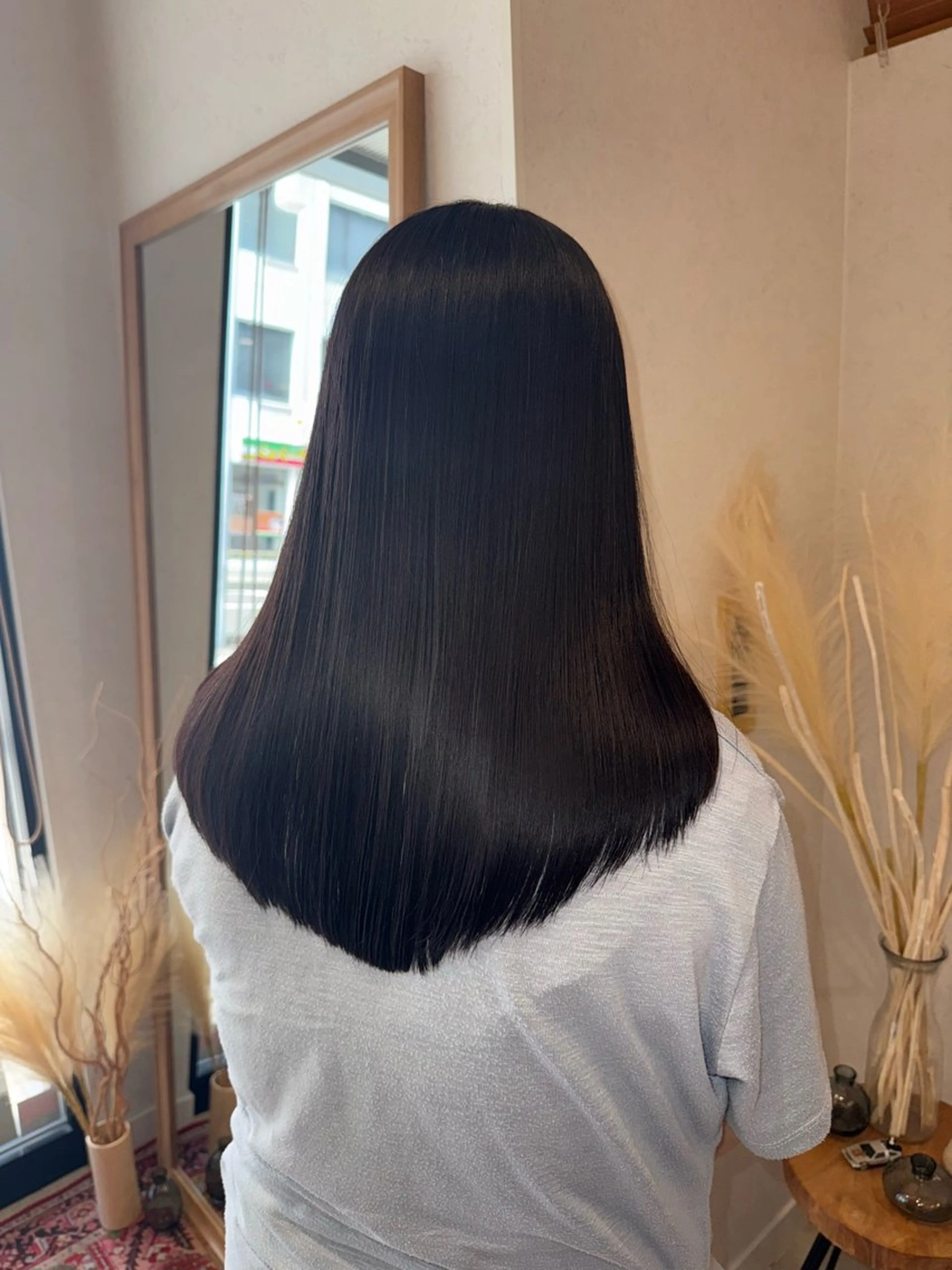 【7月限定クーポン✩⡱】カット＋ワンカラー＋髪質改善トリートメント🩶の写真