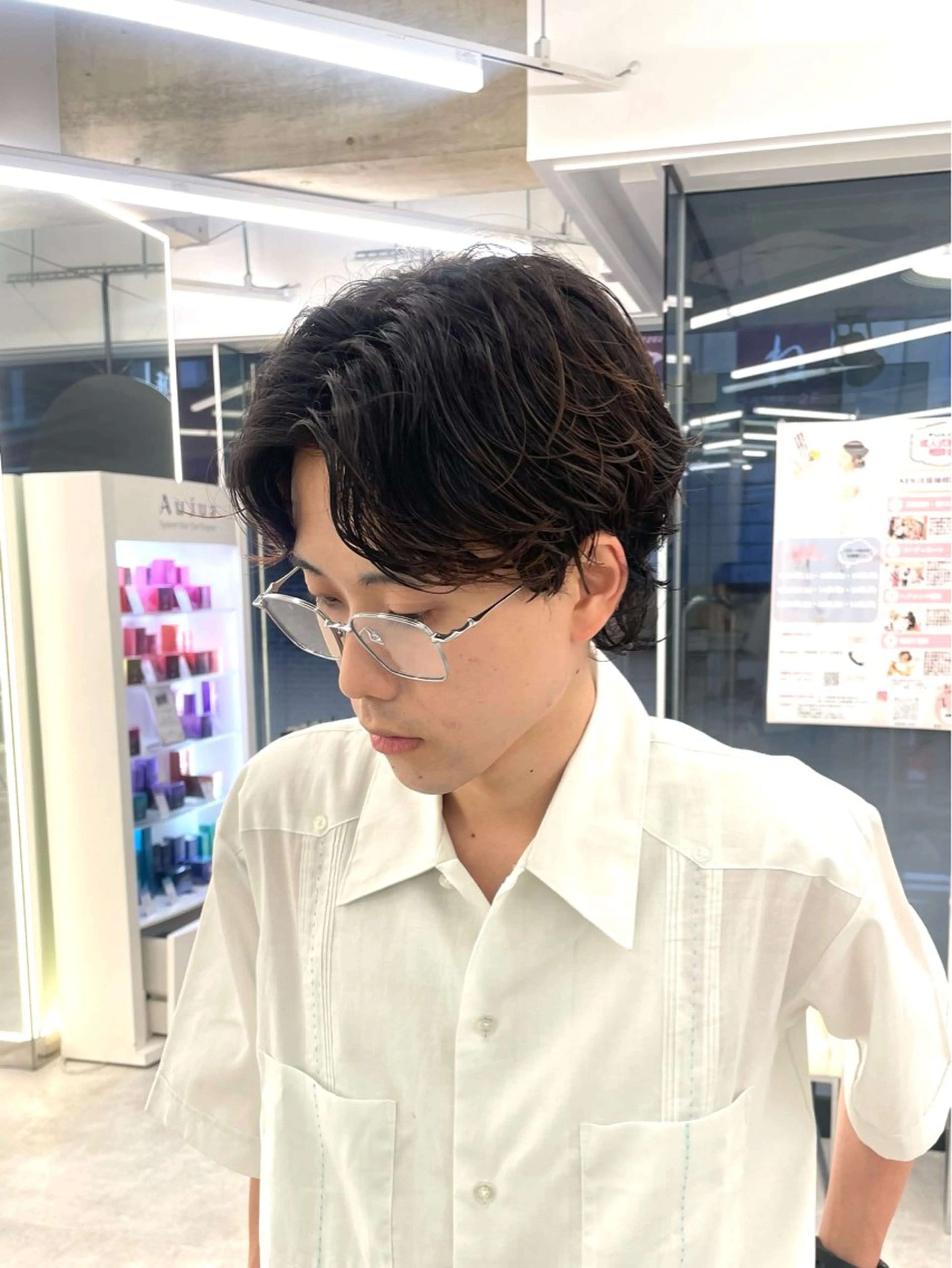 パーマ メンズ カット パーマ 🔥メンズ特化 💎似合わせデザインのヘアスタイル