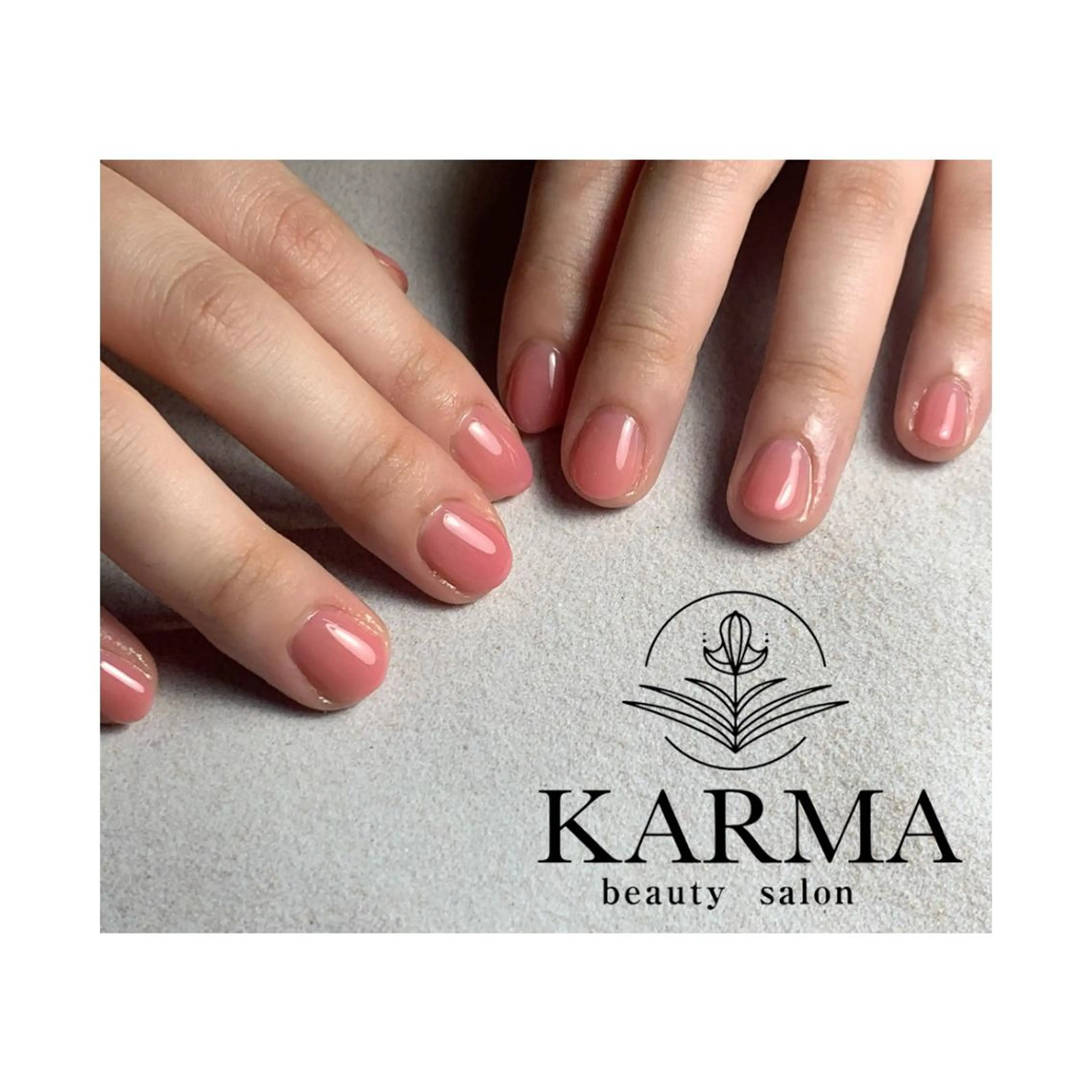 ネイル オフィスネイル ワンカラーネイル KARMA salonのネイルデザイン