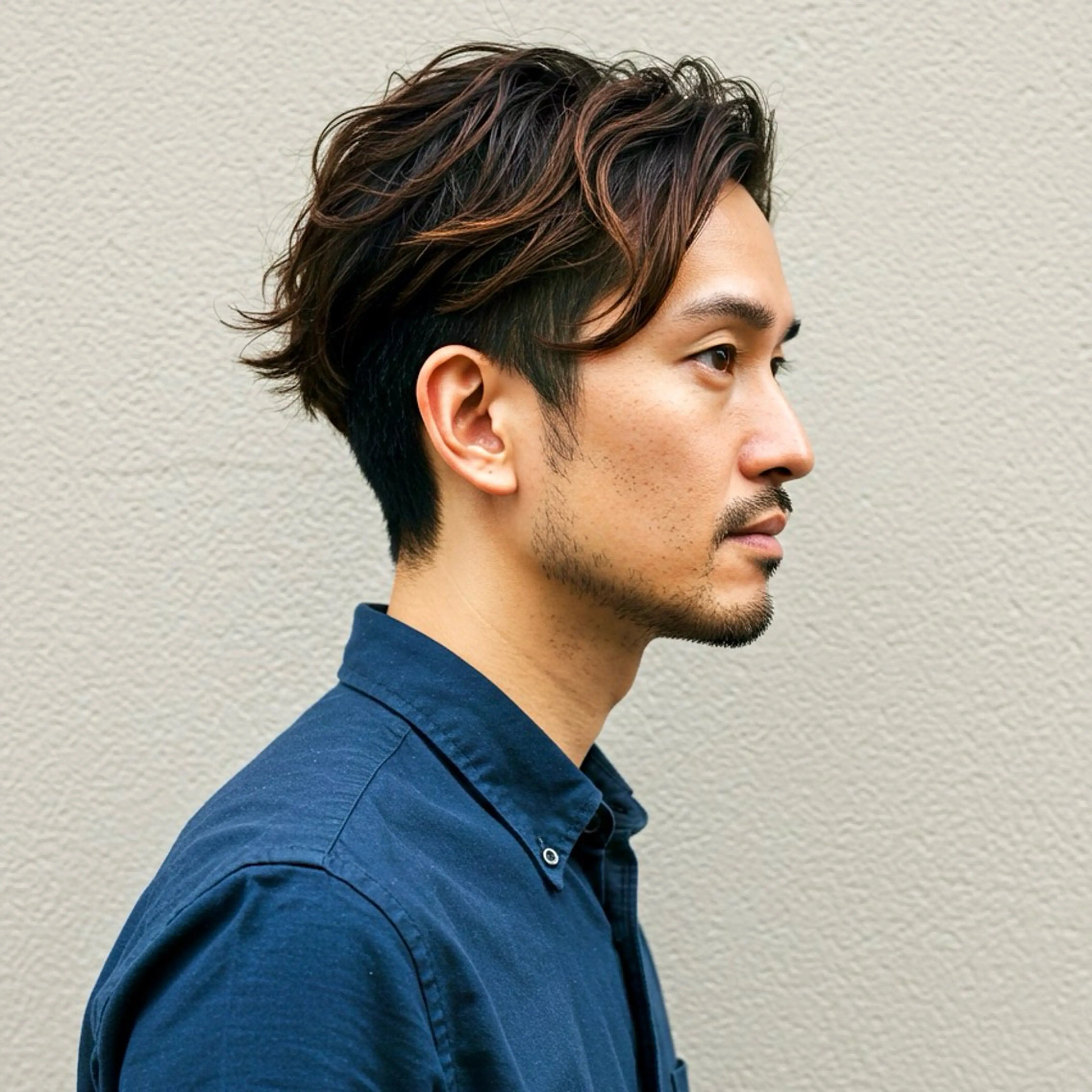 ミディアム カラー パーマ メンズ ミディアムパーマ メンズパーマ ツーブロック ニュアンスパーマ カット ヘアカラー パーマ 縮毛矯正 トリートメント ヘッドスパ 🎸メンズ/パーマ/ ショート🎸工藤達哉のヘアスタイル