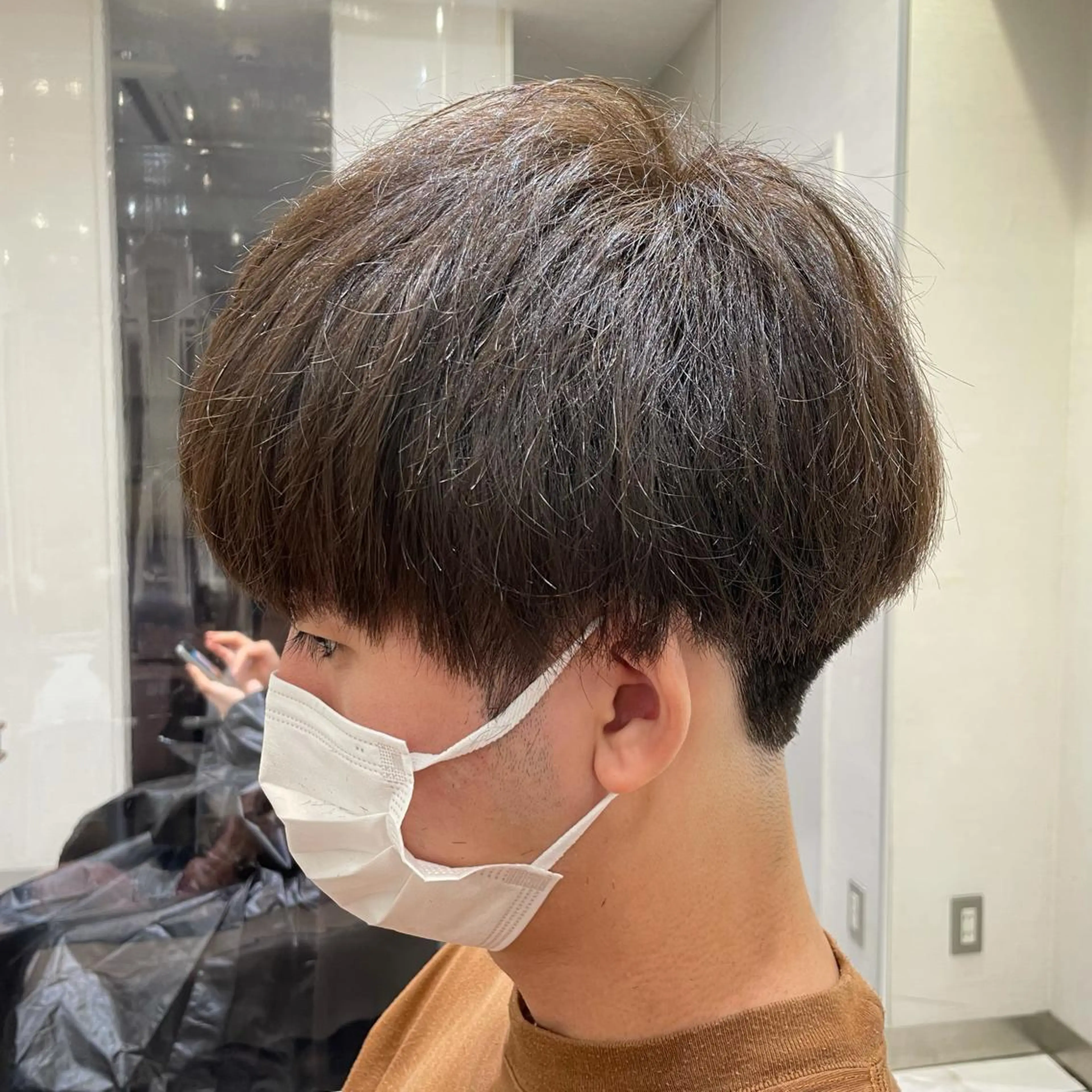 ショート カラー メンズ カット ヘアカラー ヘアセット 【メンズ縮毛矯正】 田中秀斗のヘアスタイル
