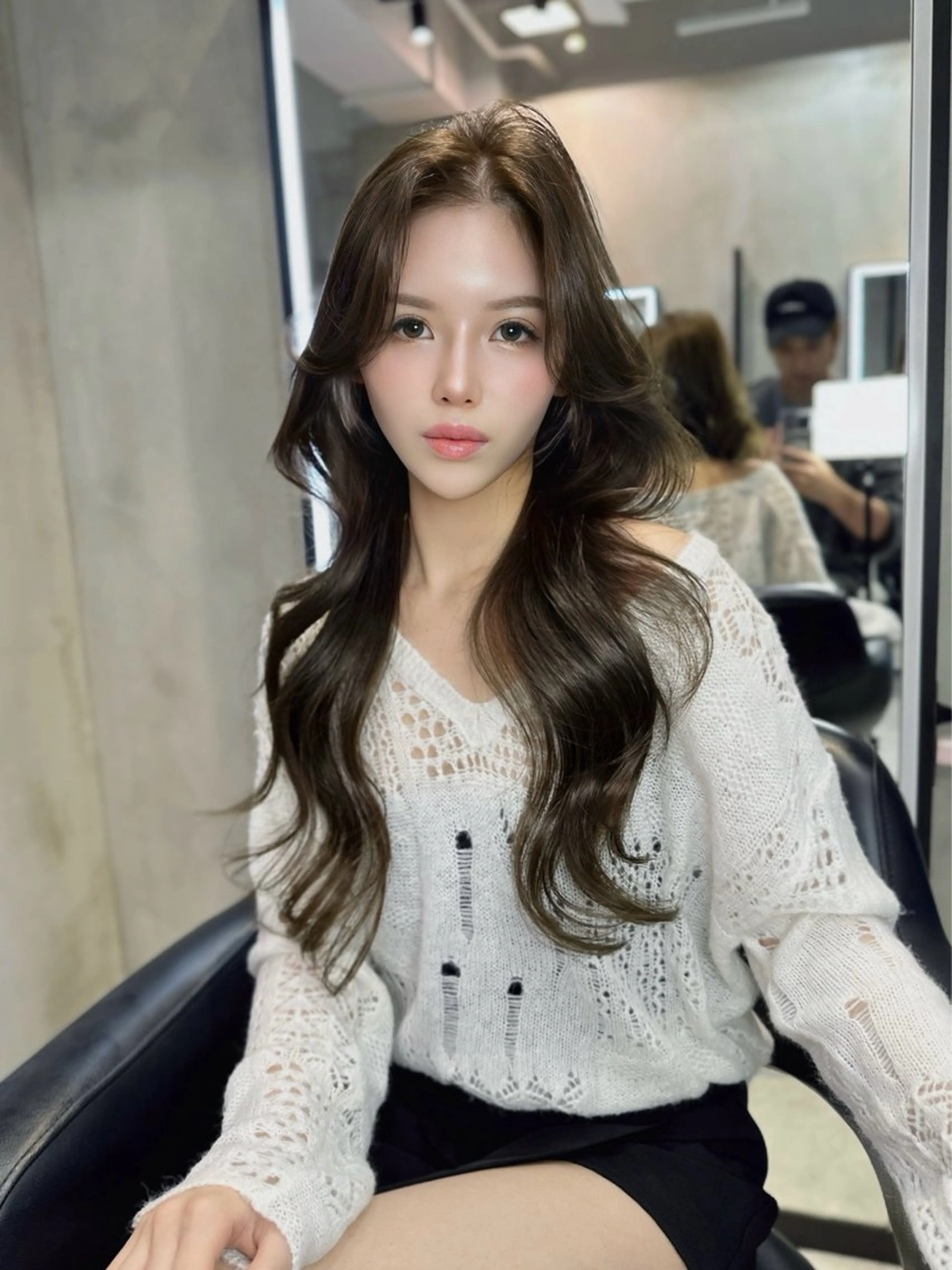 ロング カラー 韓国風ヘア カット ヘアカラー トリートメント 中韓🇨🇳🇰🇷 🤍TAKAHIROのヘアスタイル