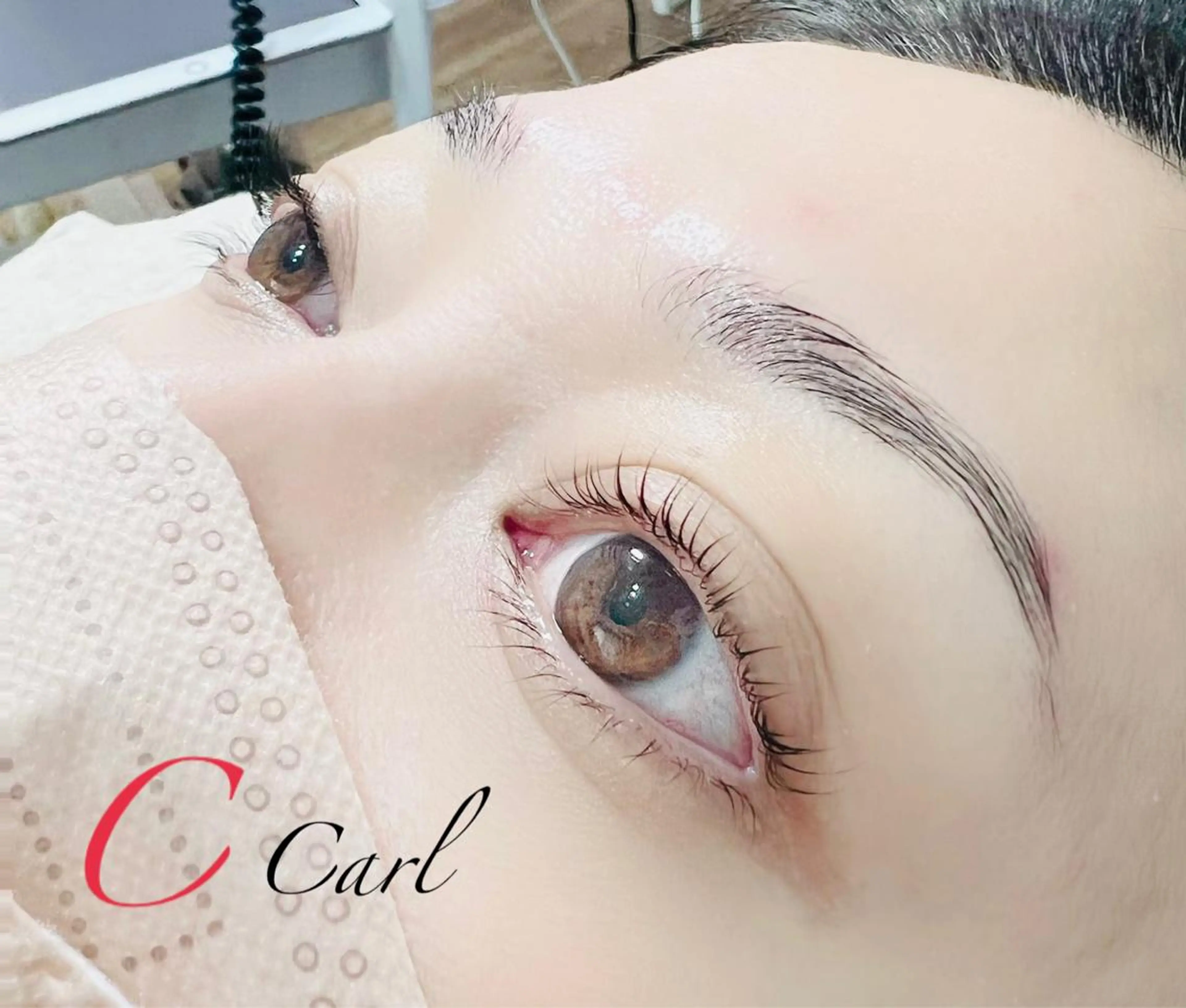 マツエク・マツパ ケラチンラッシュリフト バインドロック Cカール キュート フラットラッシュ eyelash presh yukaのマツエク・マツパデザイン