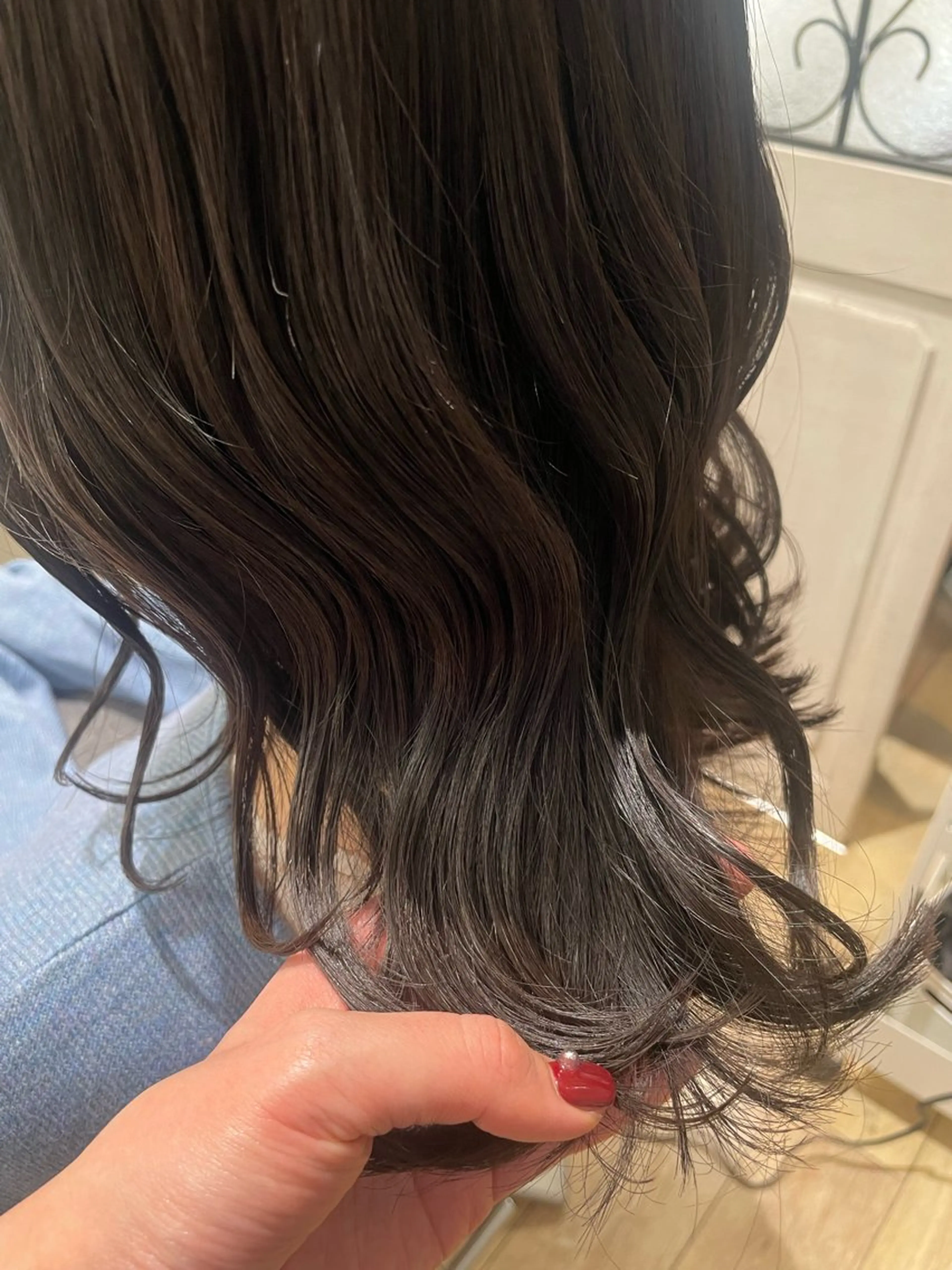 ミディアム カラー アッシュ アッシュブラウン ブラウンカラー 稲毛駅徒歩1分 mei🦋のヘアスタイル