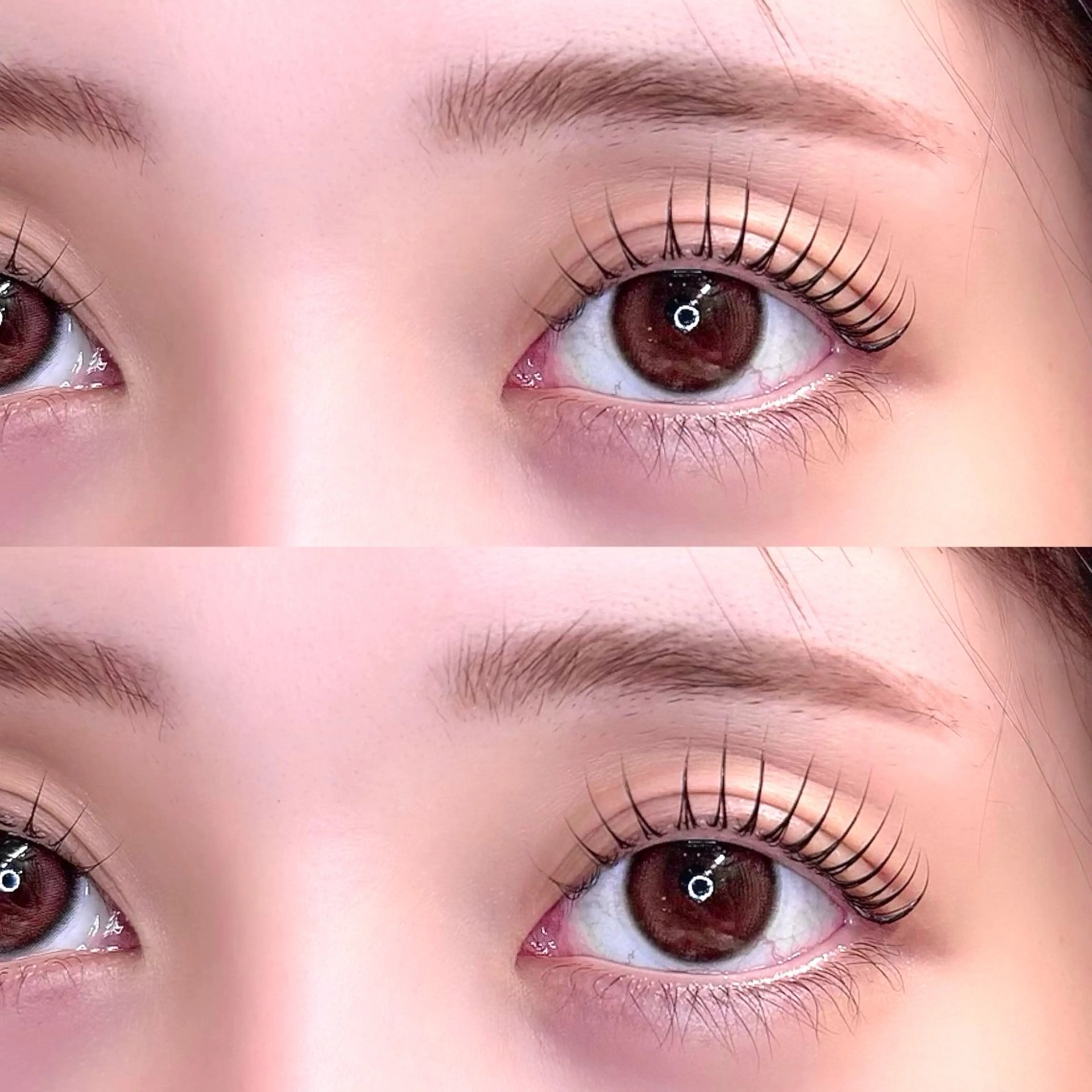 マツエク・マツパ パリジェンヌラッシュリフト 一重×まつ毛パーマ マツパ NANAMI🖤 ‎のマツエク・マツパデザイン