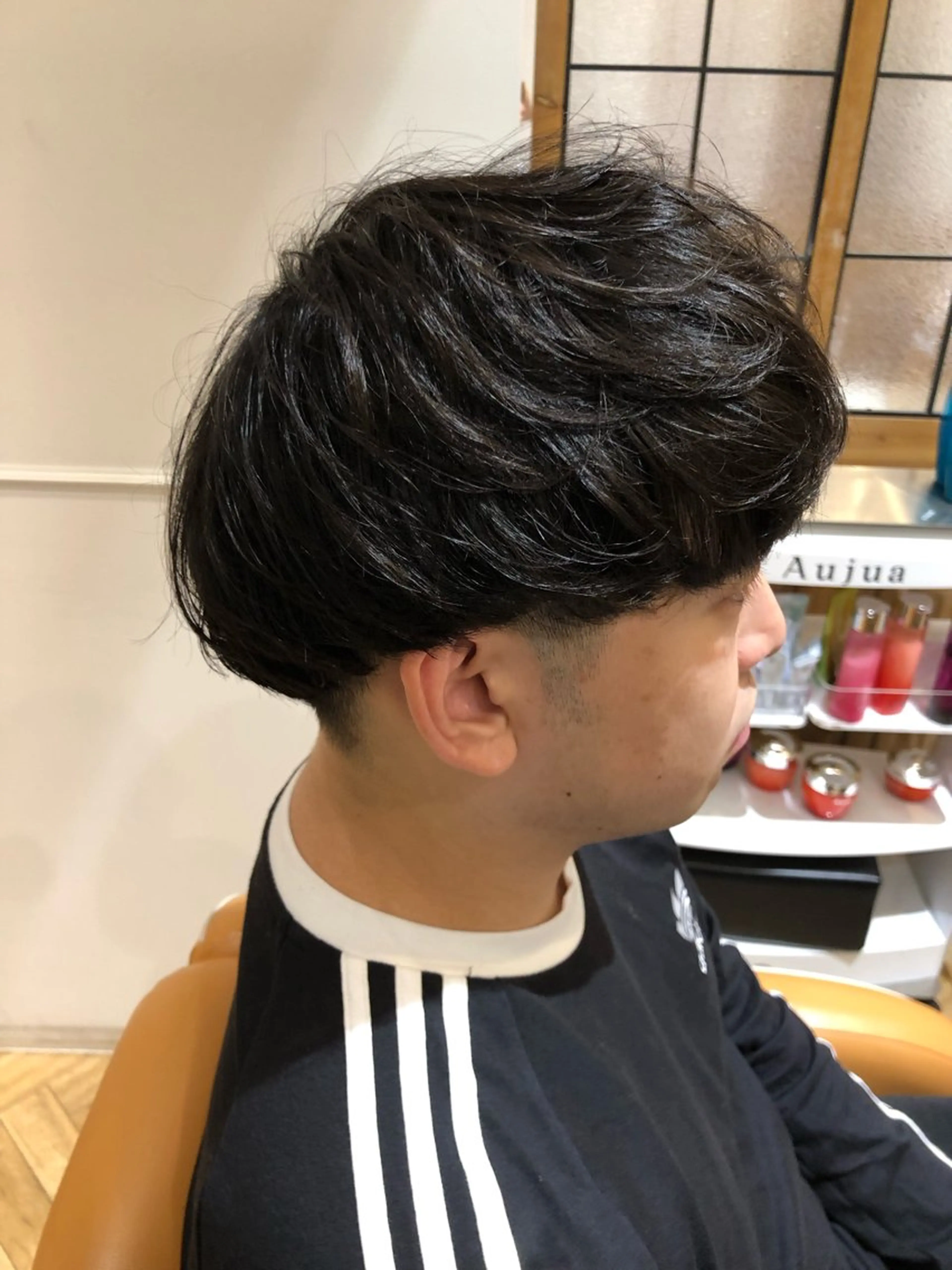 パーマ メンズ -5歳大人ﾊｲﾗｲﾄ ✨津嘉山のヘアスタイル