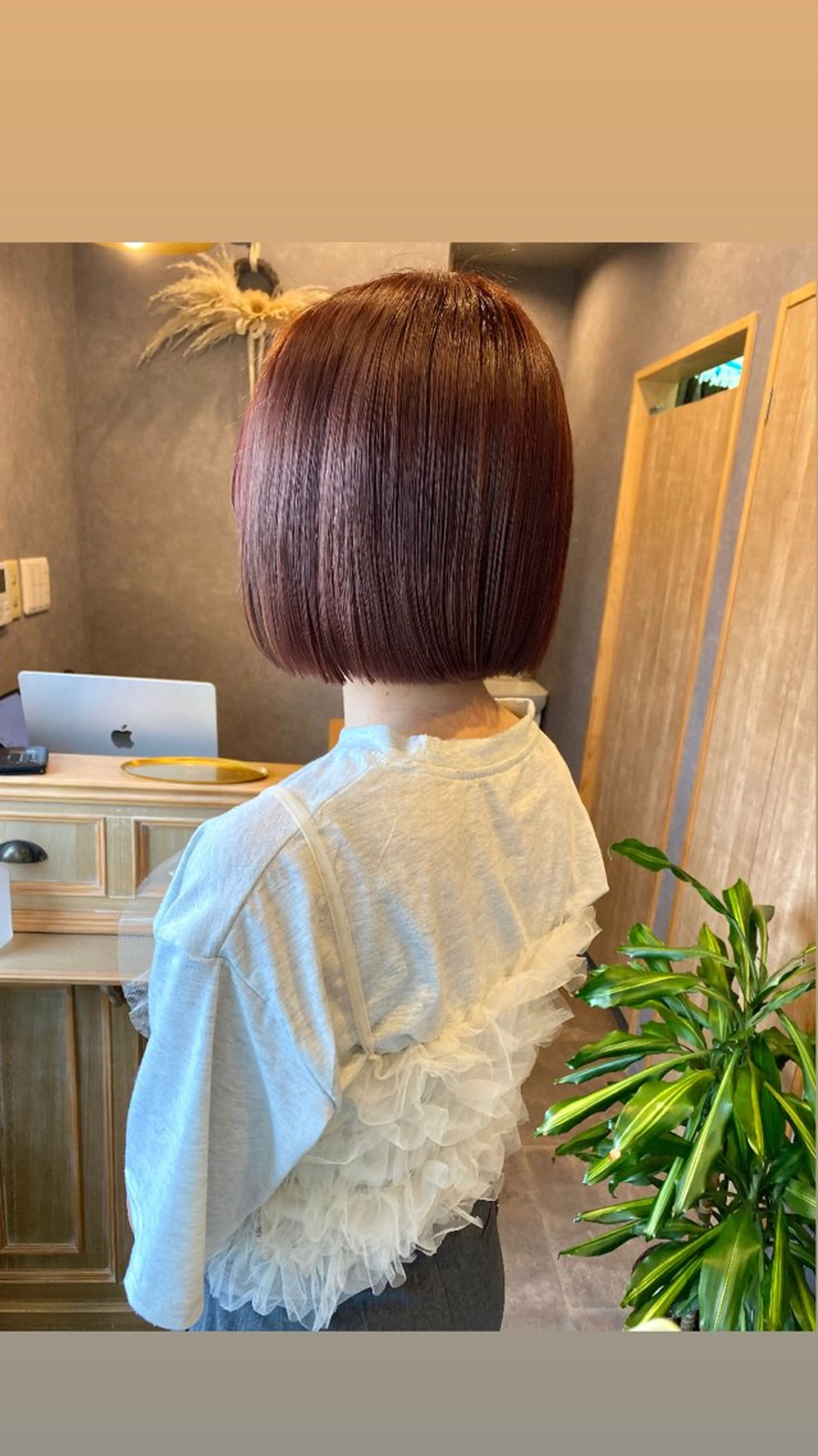 人気No.3⭐️カット+イルミナカラー+ハホニコtrの写真