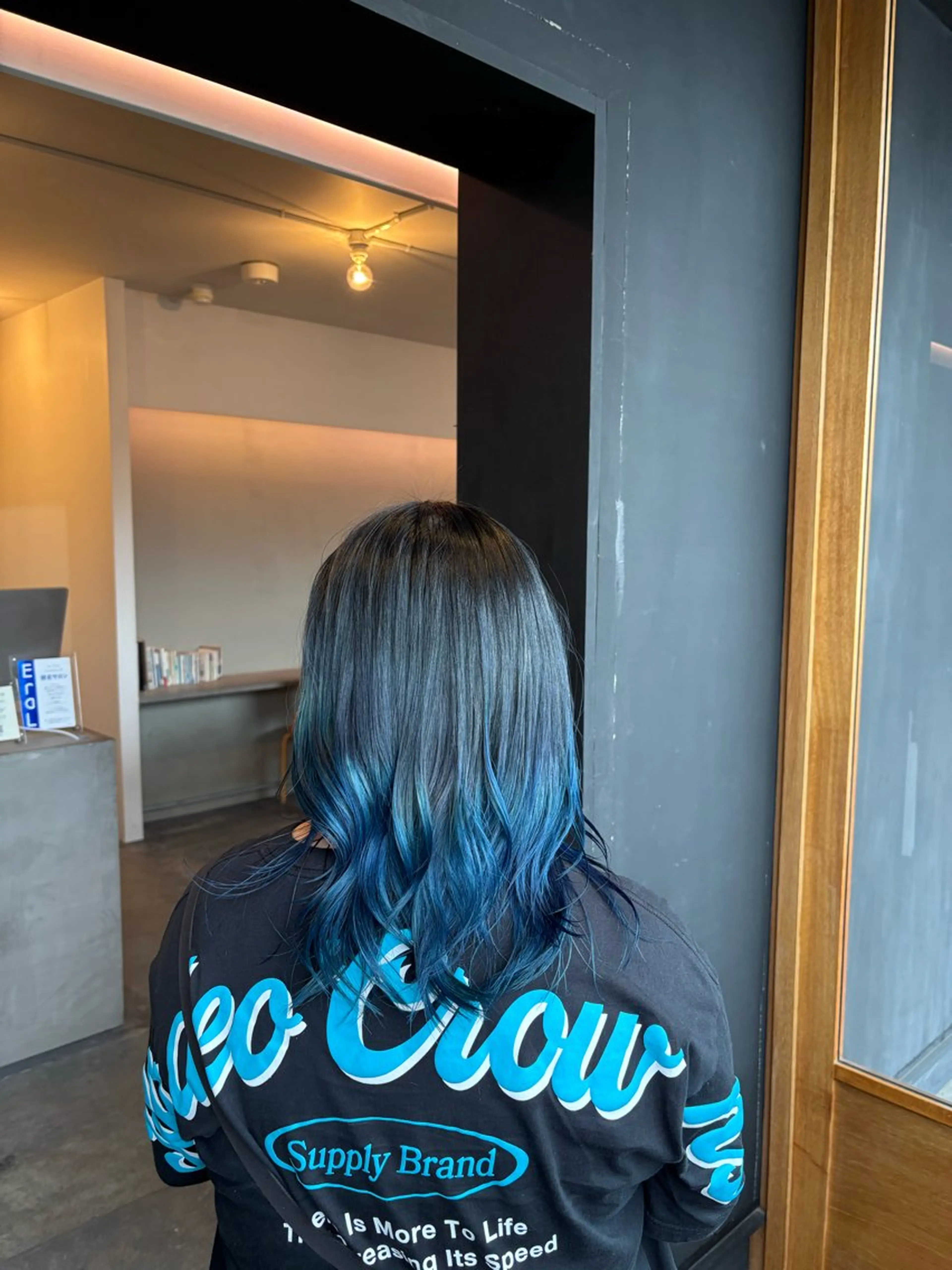 カラー ブルーカラー グラデーションカラー Takahashi Noa🍊のヘアスタイル