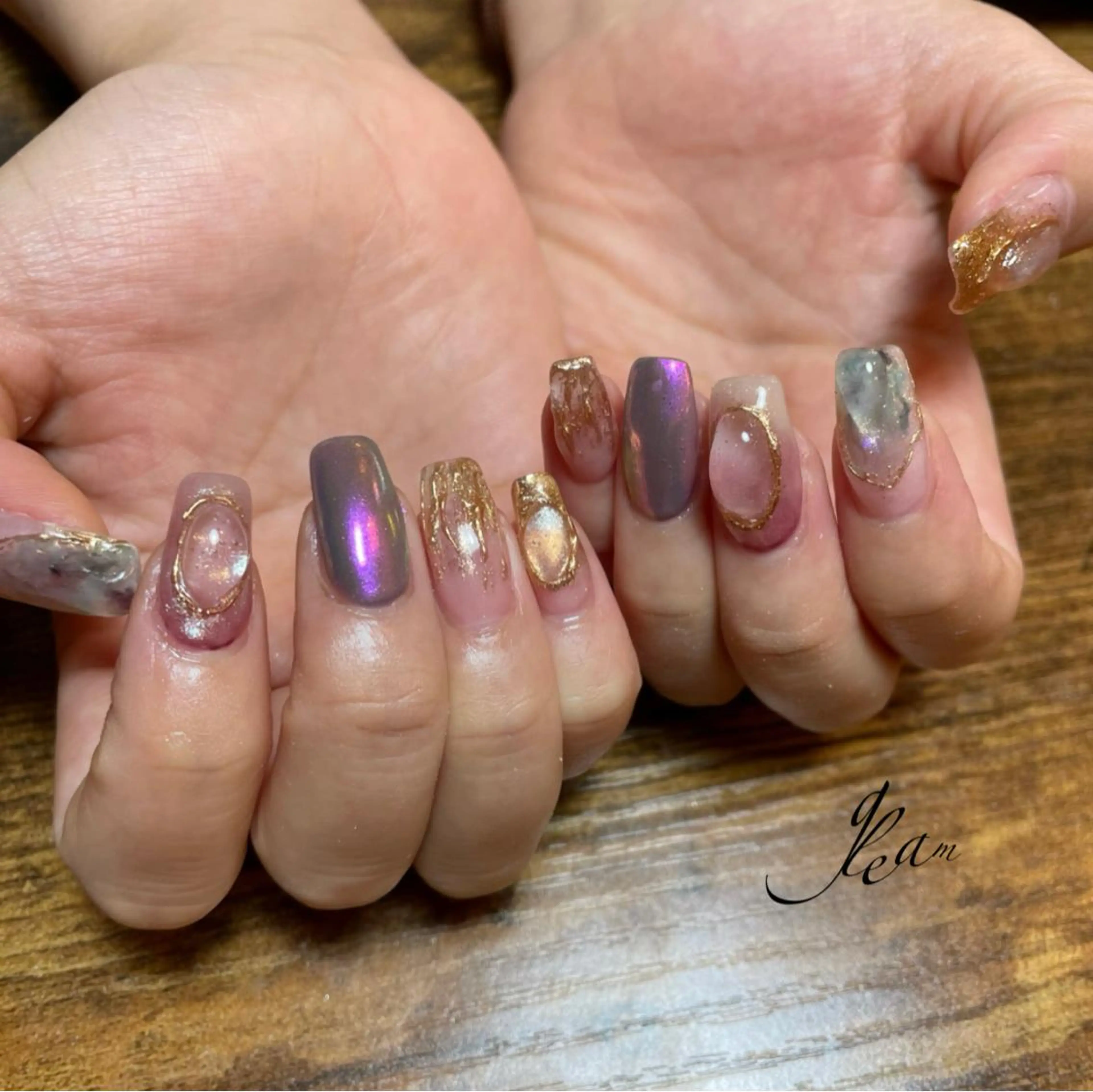 ネイル ハンドネイル gleam所属・gleam✴︎ sayakaのネイルデザイン