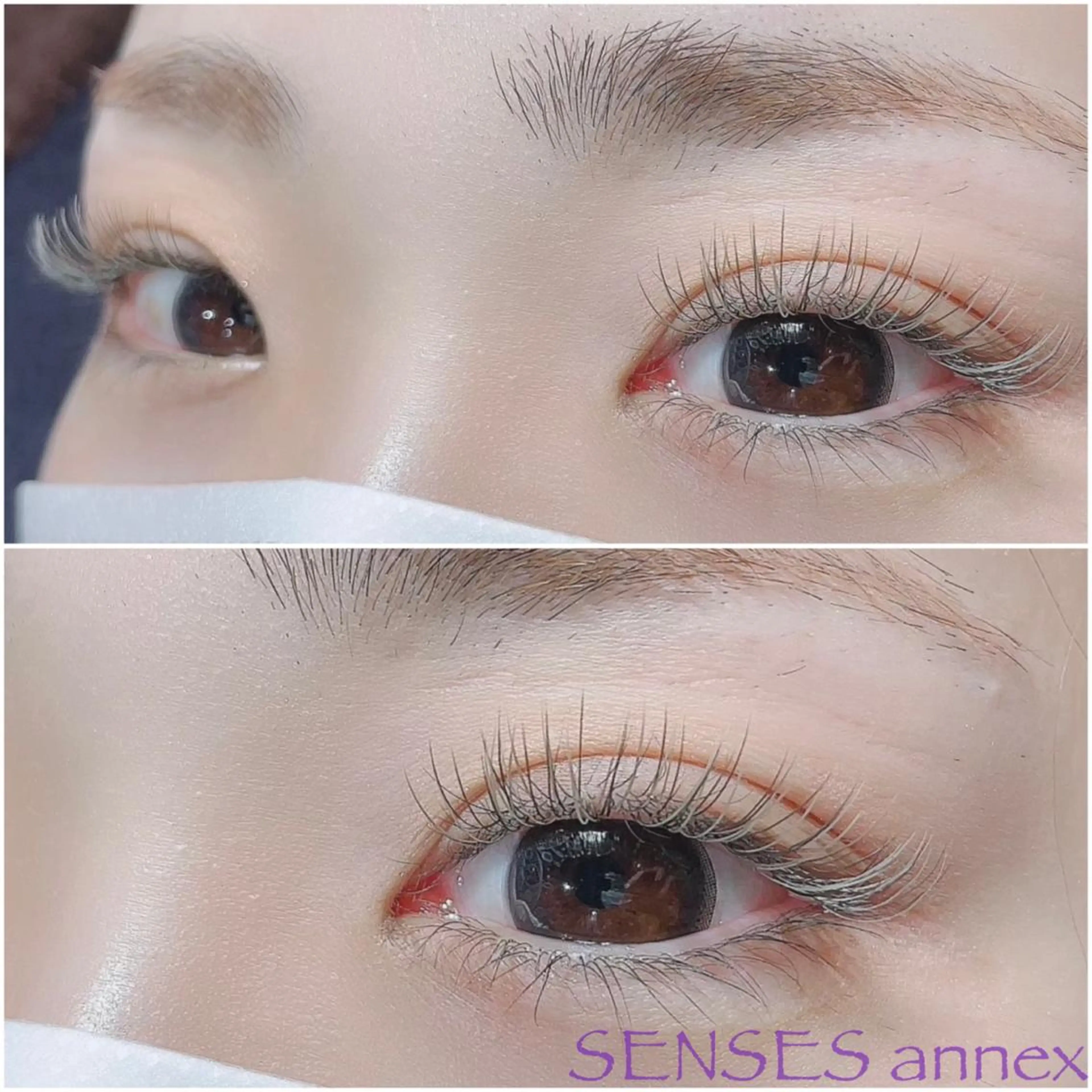 マツエク・マツパ フラットラッシュ マツエク SENSES_ WAKAのマツエク・マツパデザイン