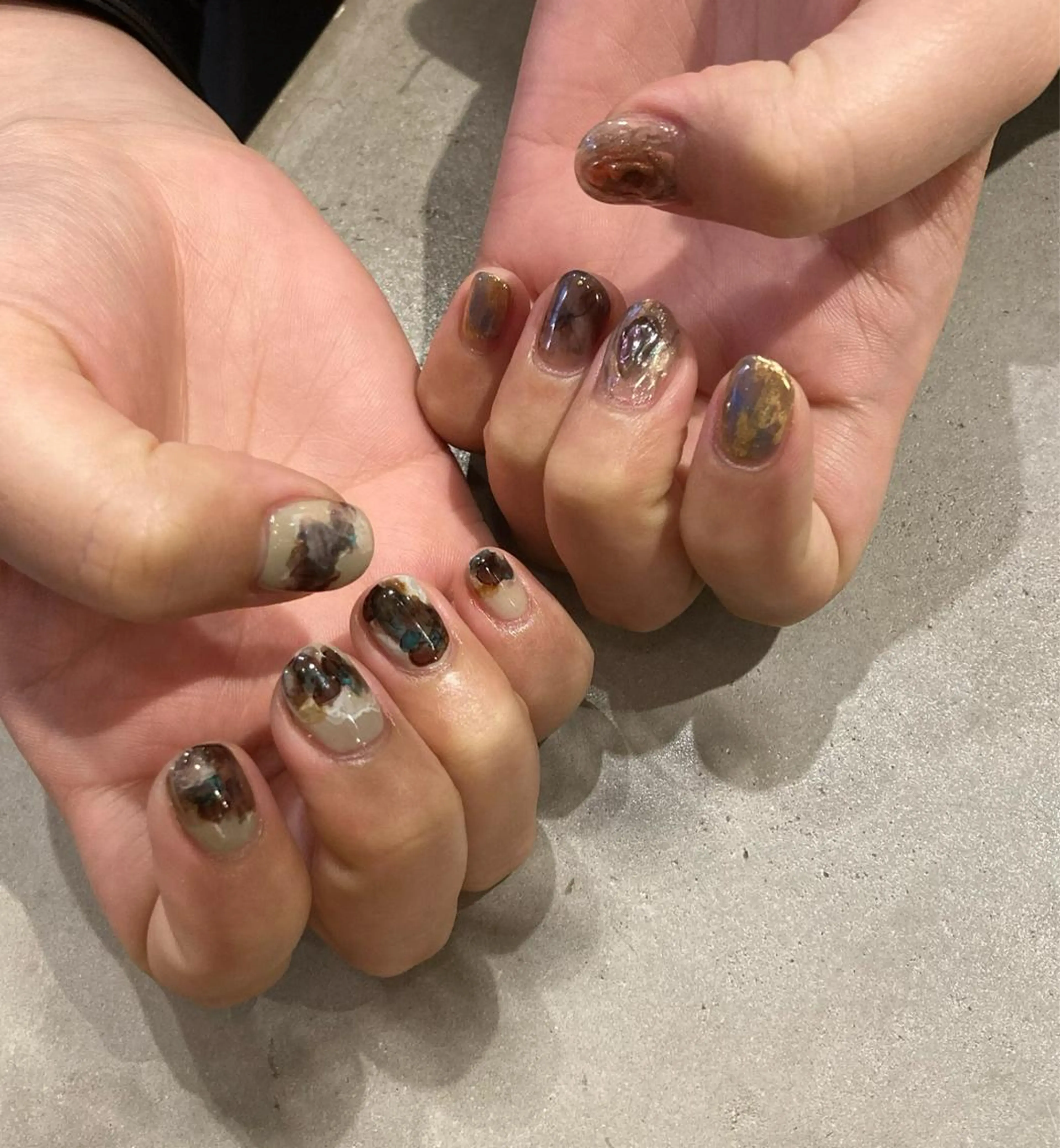 ネイル アートネイル 長さ出し ジェルネイル 氷ネイル・うるうるネイル マットネイル ハンドネイル nail salon Soeurのネイルデザイン