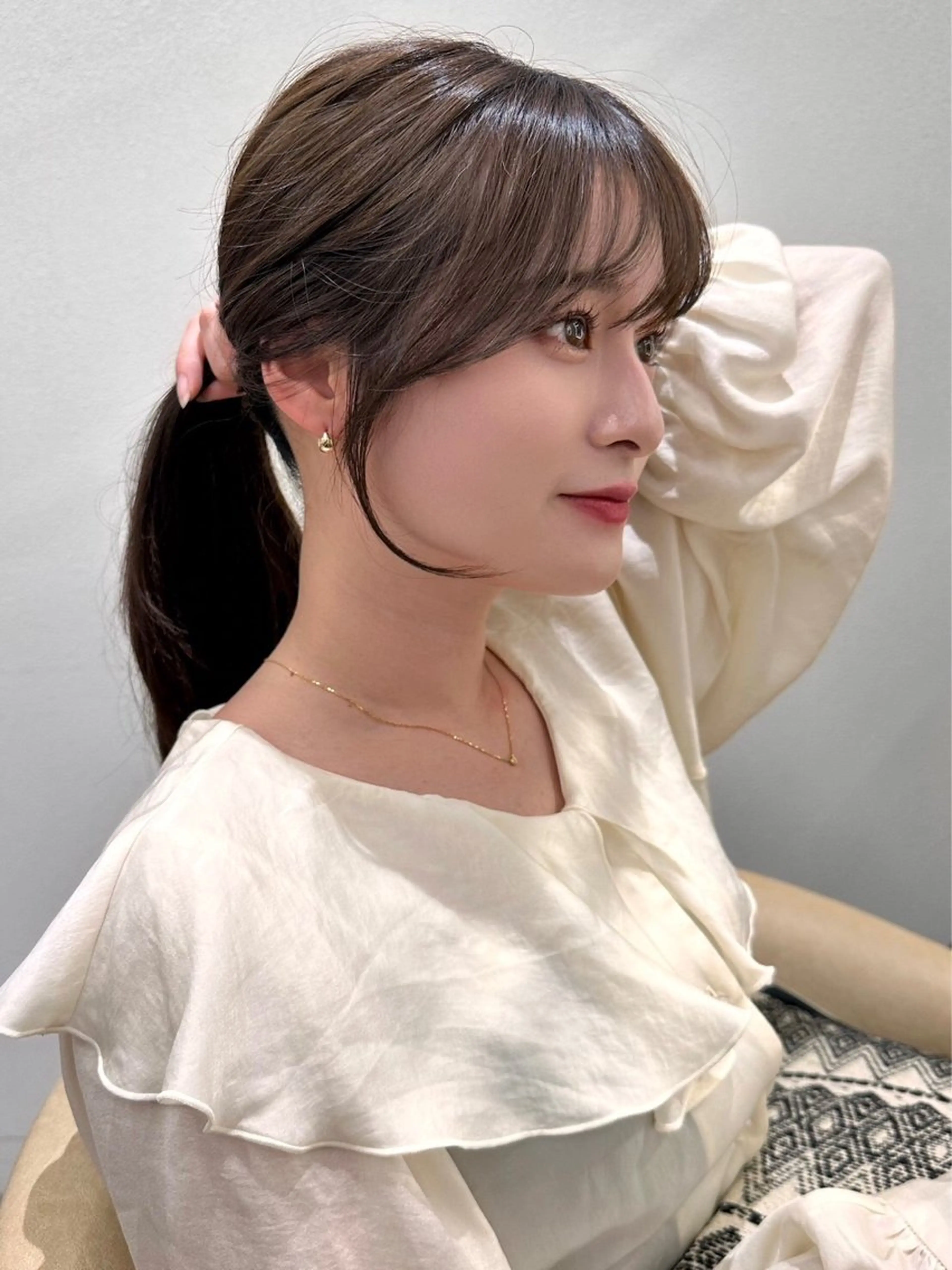 ロング カラー 透明感カラー 韓国風ヘア レイヤーカット カット ロンド プロフィール浦和のヘアスタイル