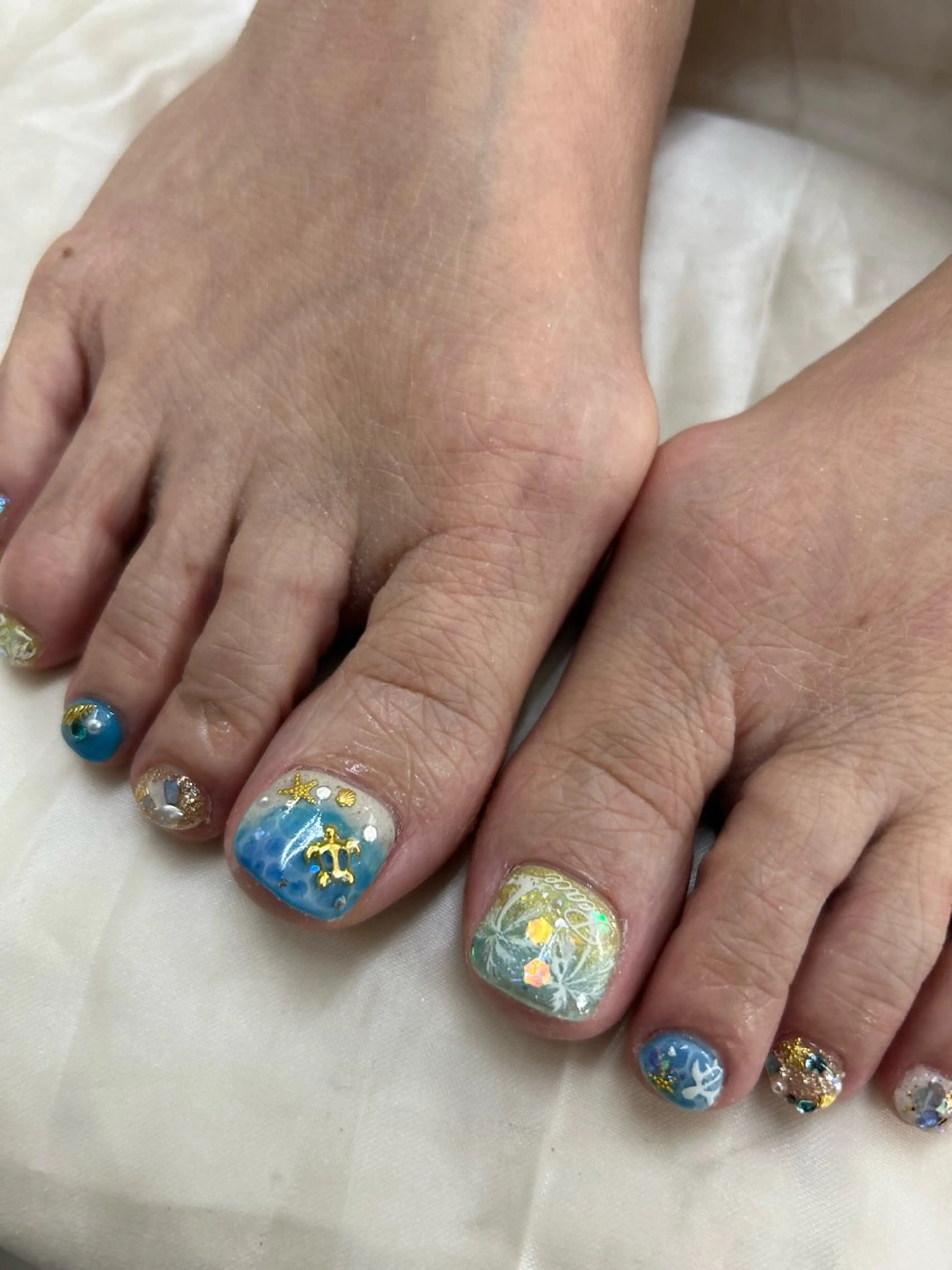 ネイル フットネイル ネイルサロンmuumii所属・東十条muumii ネイルまつ毛のネイルデザイン