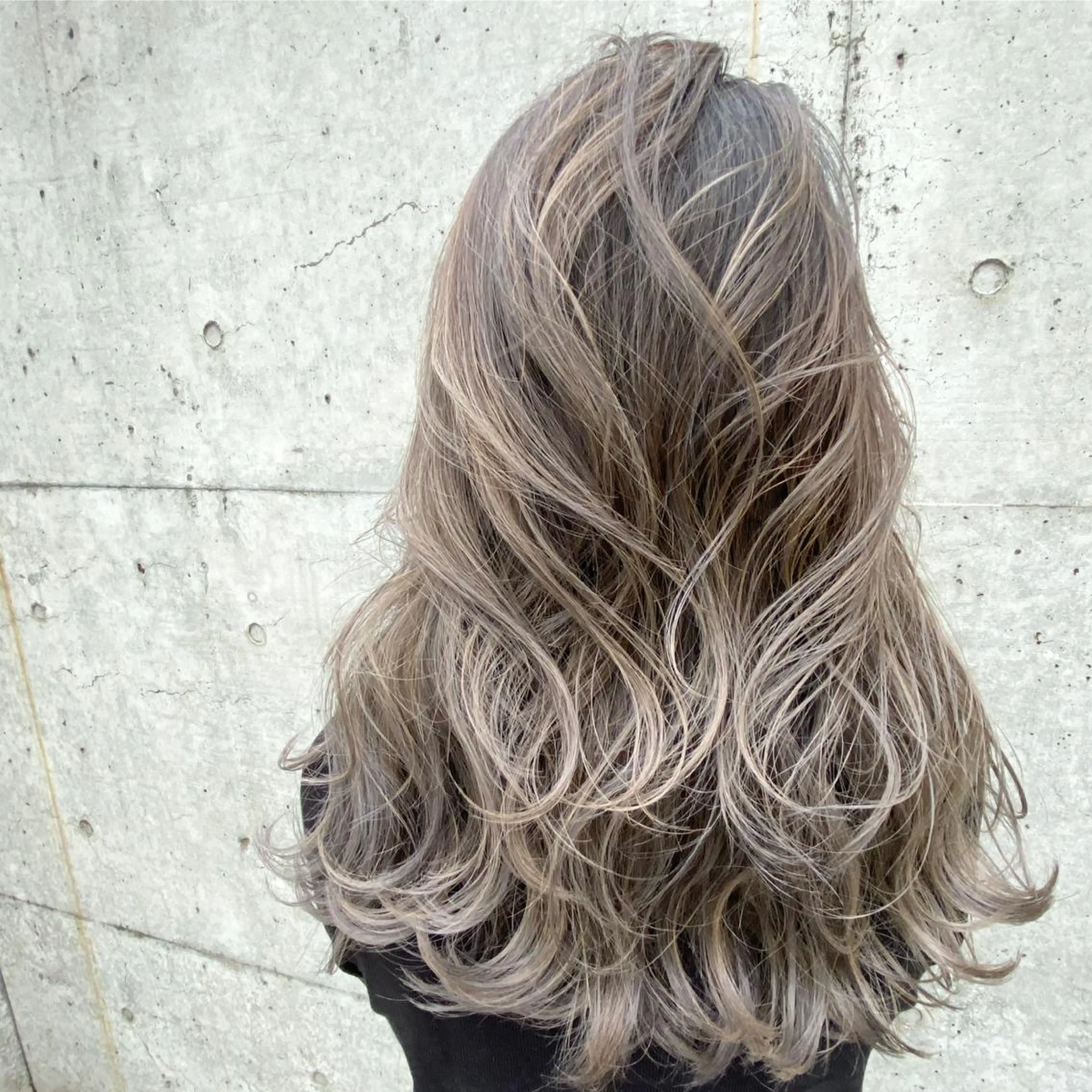 ロング カラー パーマ ヘアアレンジ メンズ キッズ ネイル マツエク・マツパ foi. 　(フォワ)所属・🇰🇷韓×中くびれ ヘア森田和貴のヘアスタイル