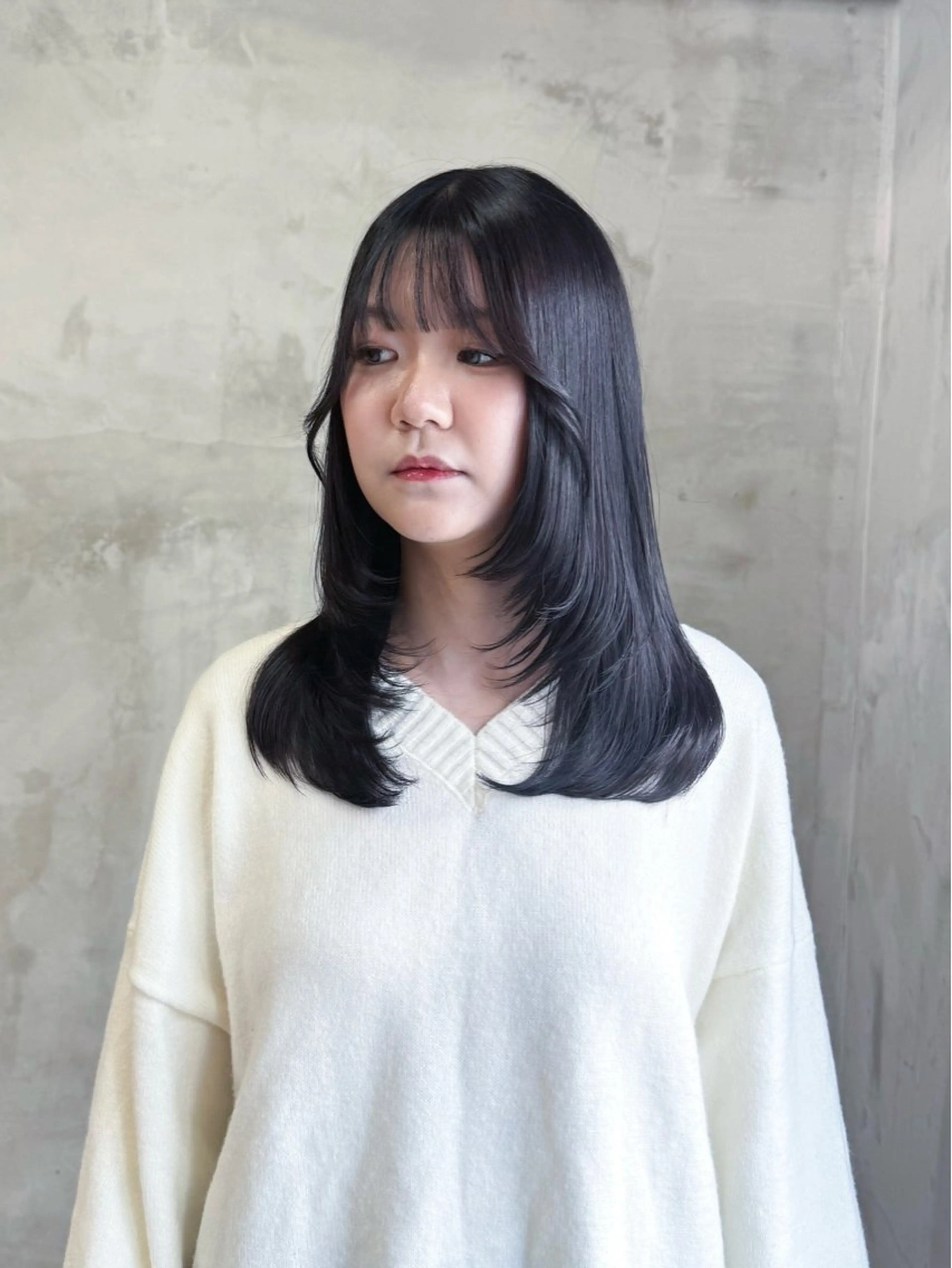 セミロング カラー カット ヘアカラー Koko . 【高円寺】のヘアスタイル