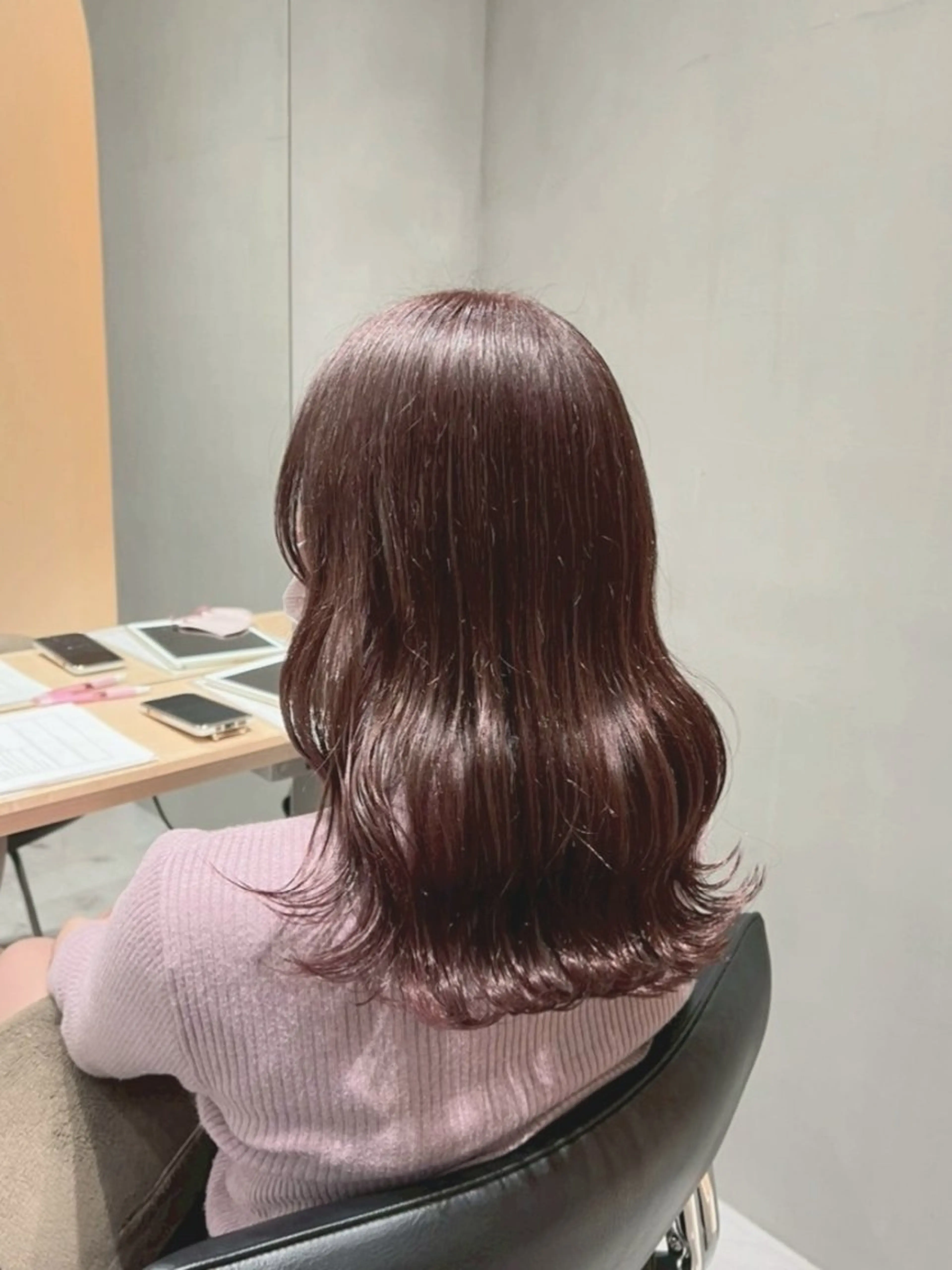 セミロング カラー ヘアカラー モデル募集中/あかり ☁のヘアスタイル