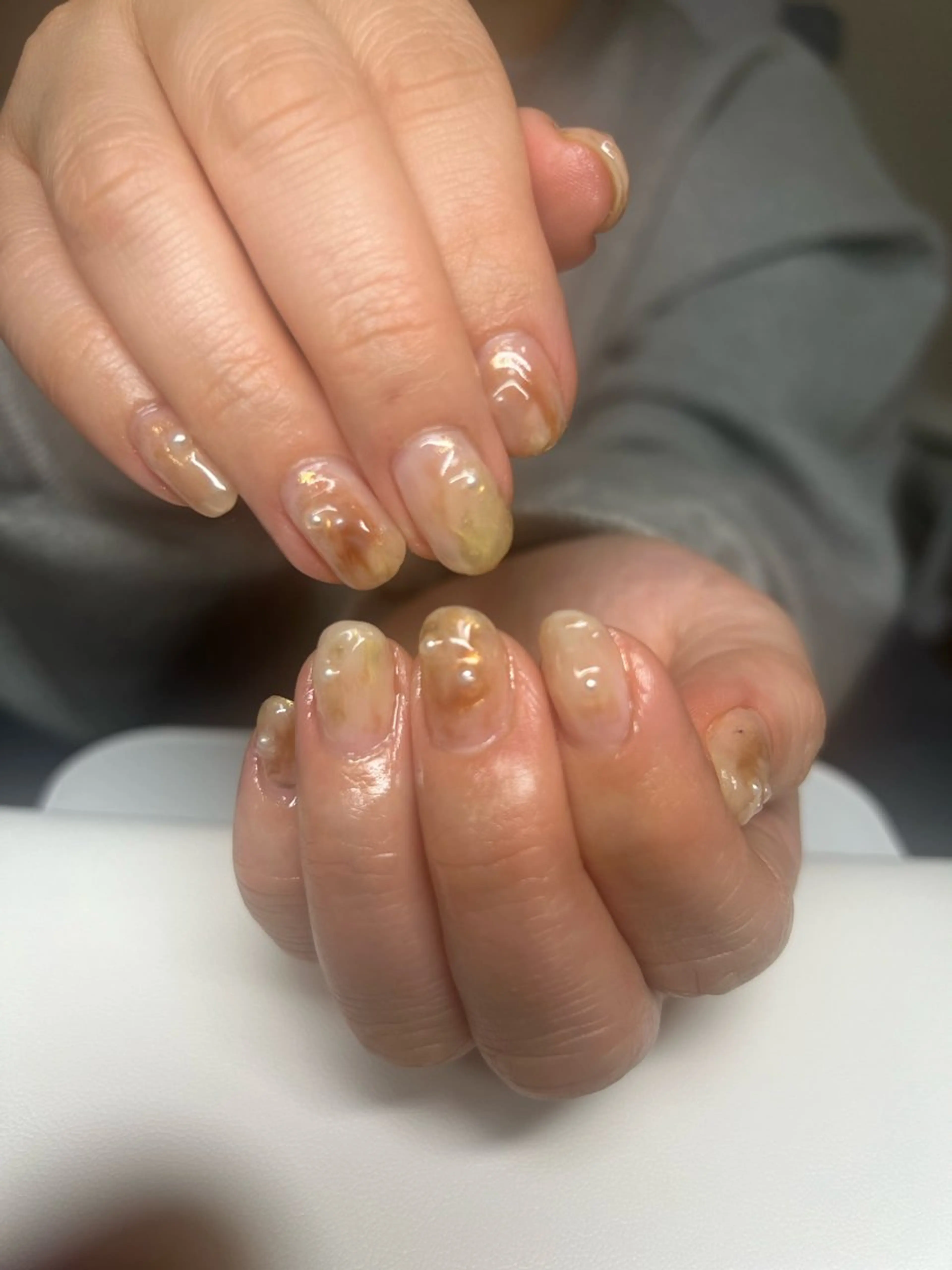 ネイル ニュアンスネイル Belulu所属・安齋 都のネイルデザイン