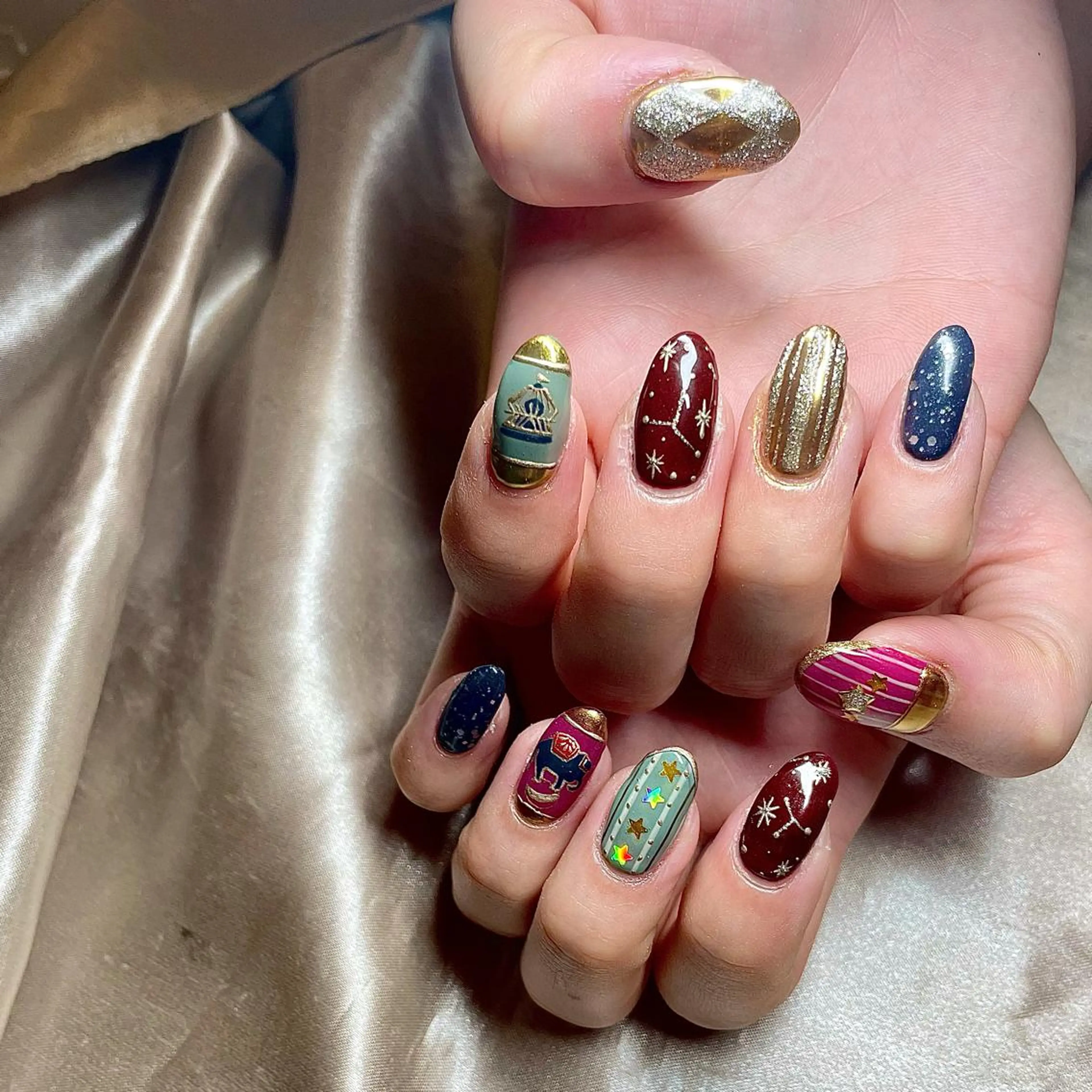ロング カラー パーマ ヘアアレンジ メンズ キッズ ネイル マツエク・マツパ アイブロウ nail&eye Aoのマツエク・マツパデザイン