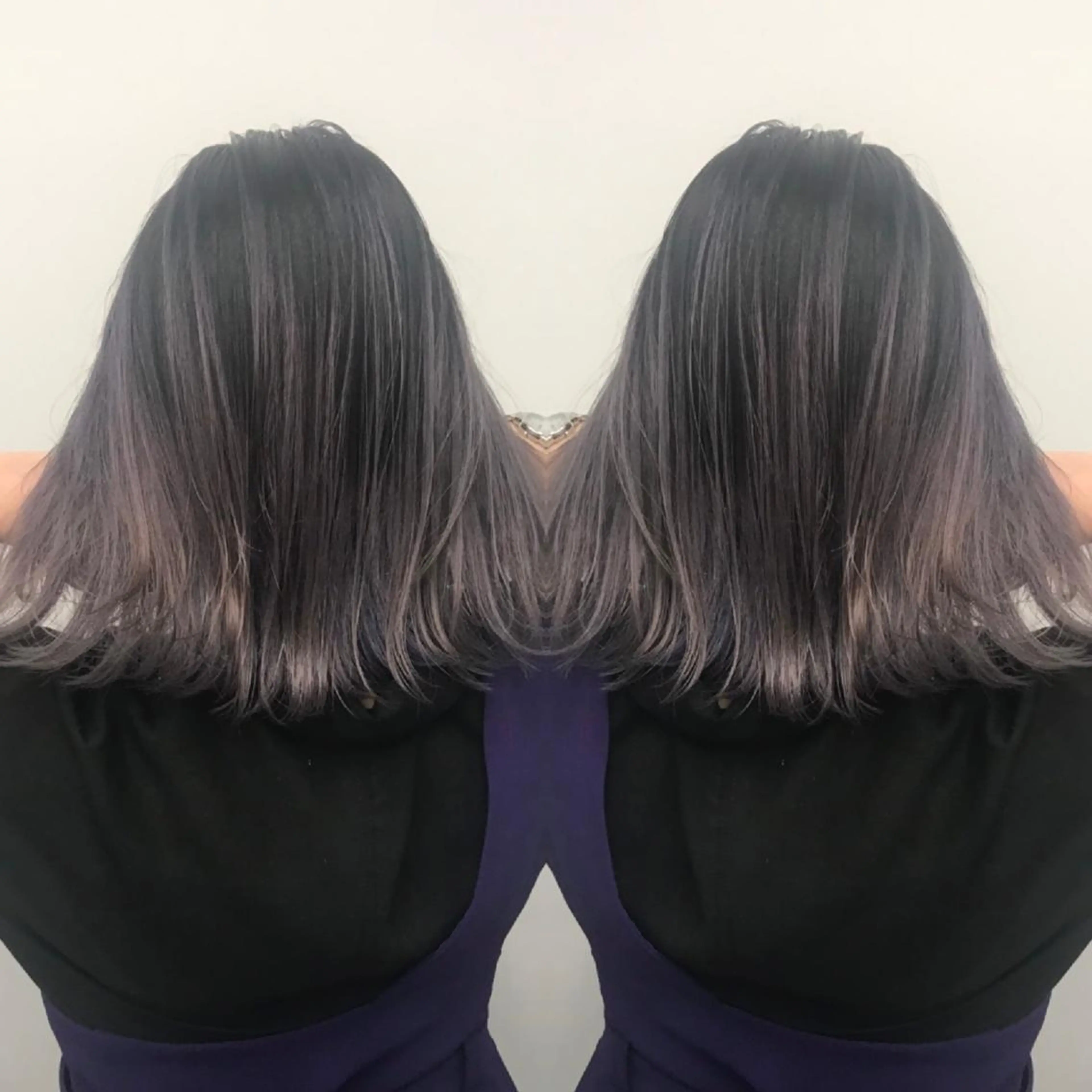 ショート カラー バレイヤージュ ブリーチ ケアブリーチ 透明感カラー ダブルカラー 髪質改善 Noe心斎橋店のヘアスタイル