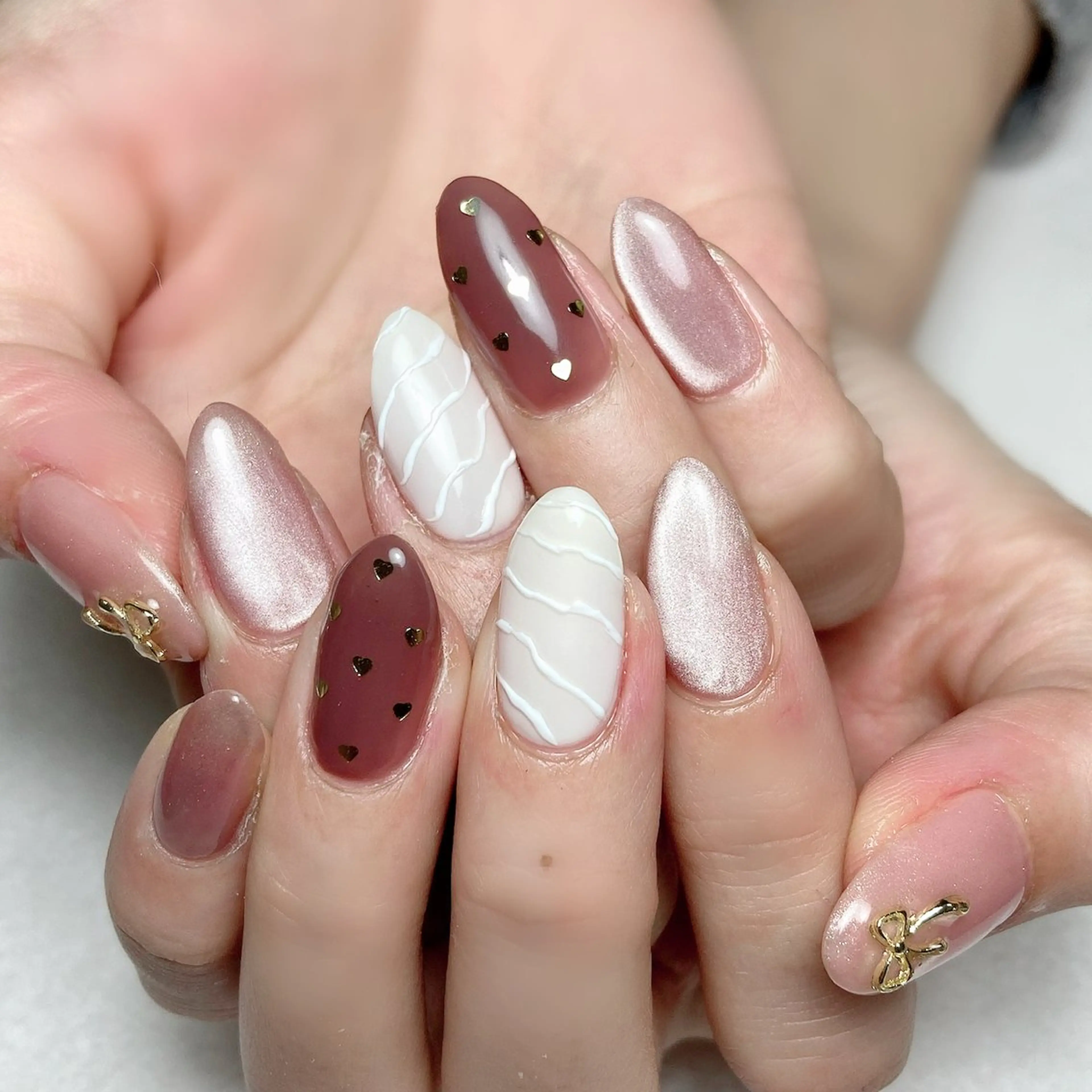 ネイル バレンタイン amu所属・かおる KAORUのネイルデザイン