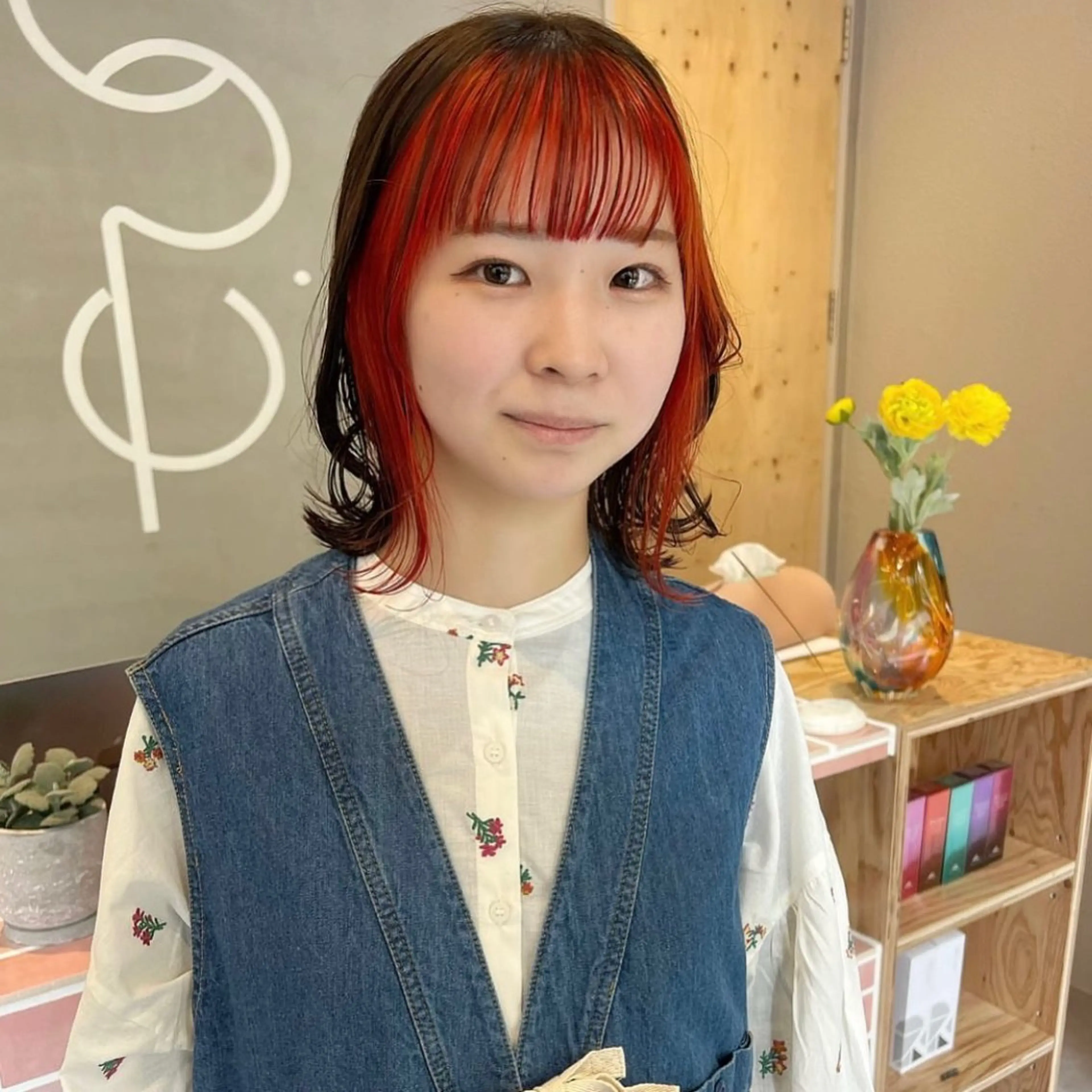 ミディアム カラー cope'u  emu所属・cope'u moneのヘアスタイル