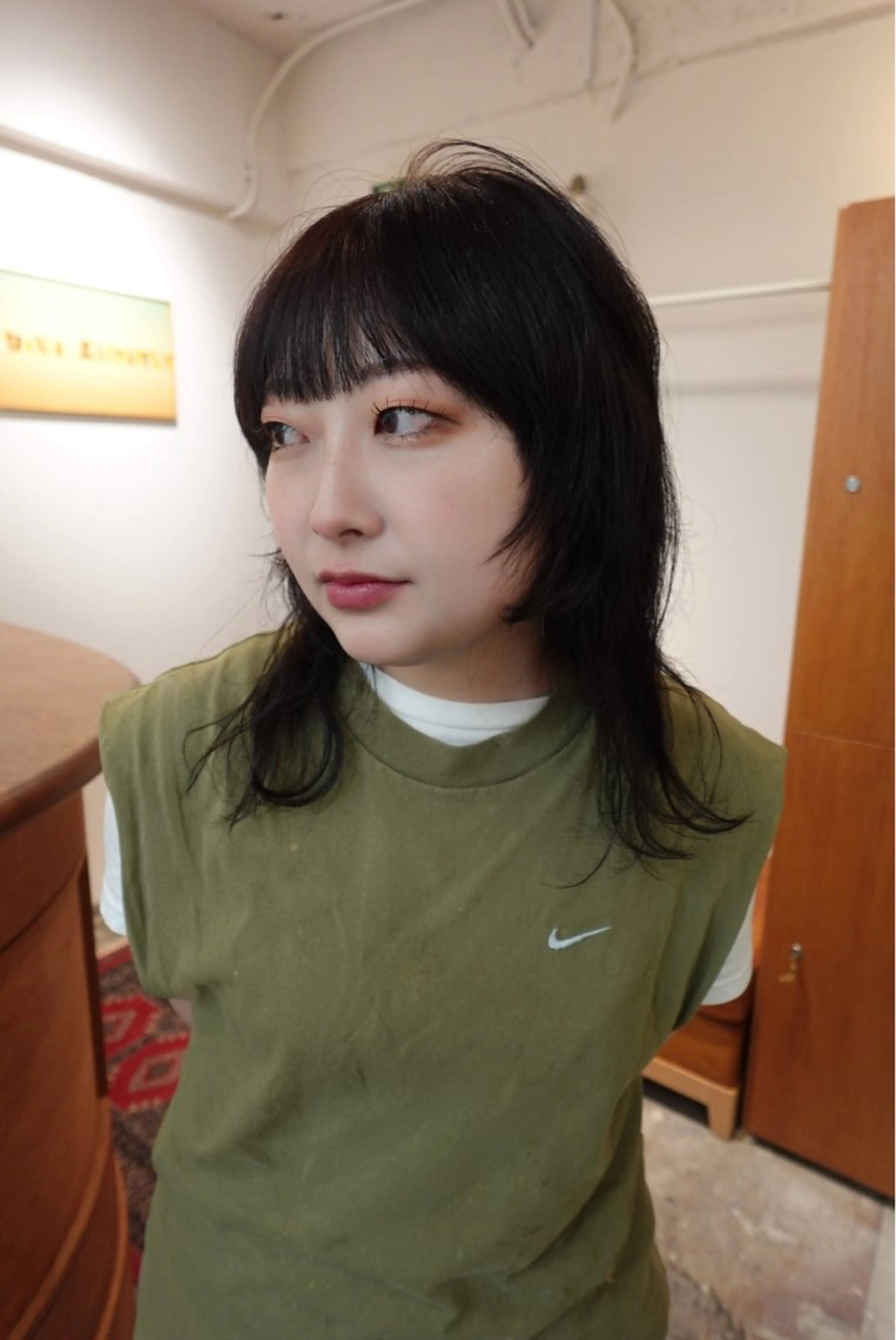 ミディアム カラー ブラウンカラー カット ヘアカラー Non/立川/暖色 🌏暗髪/Aujuaのヘアスタイル