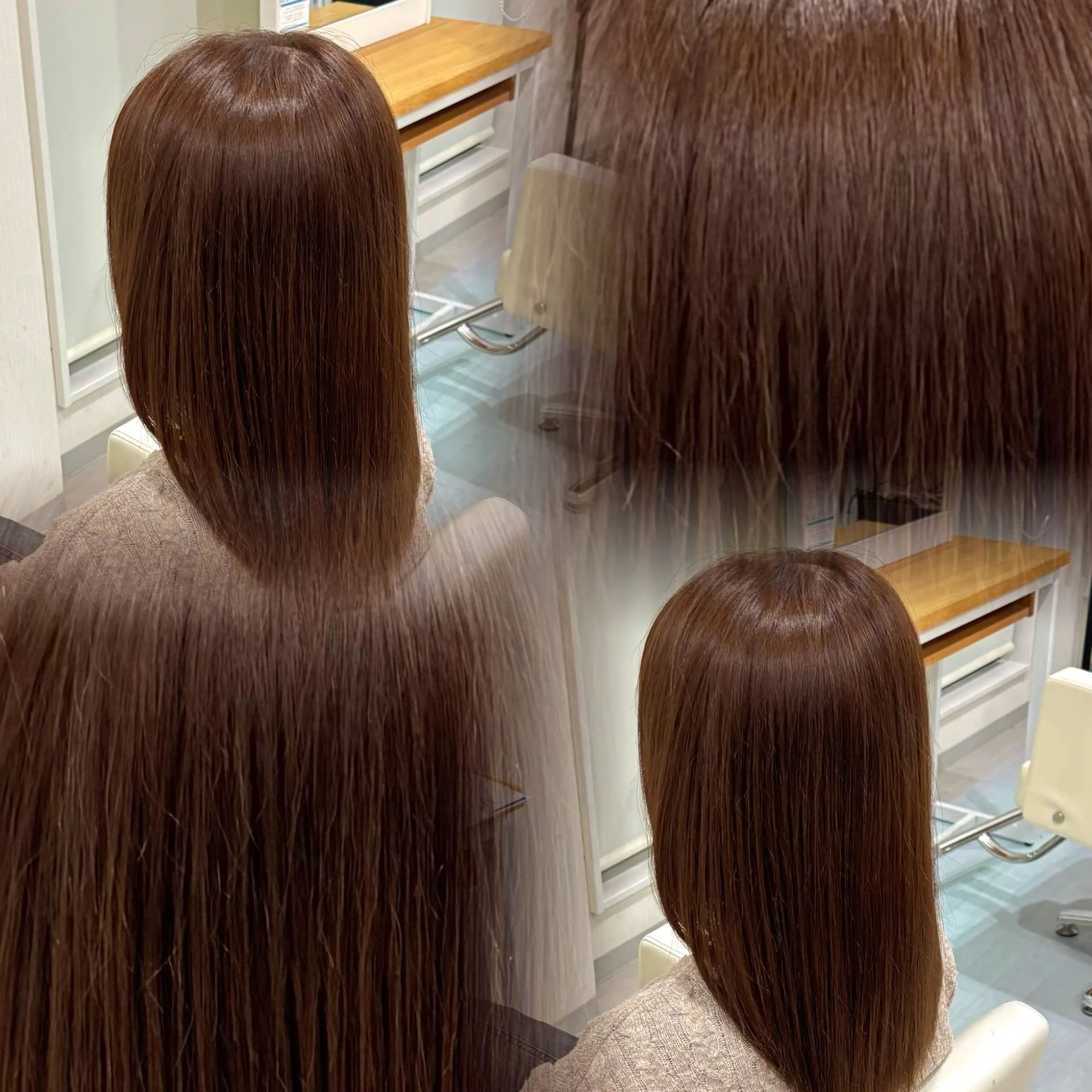 ミディアム カラー ブラウンカラー - aiko -のヘアスタイル