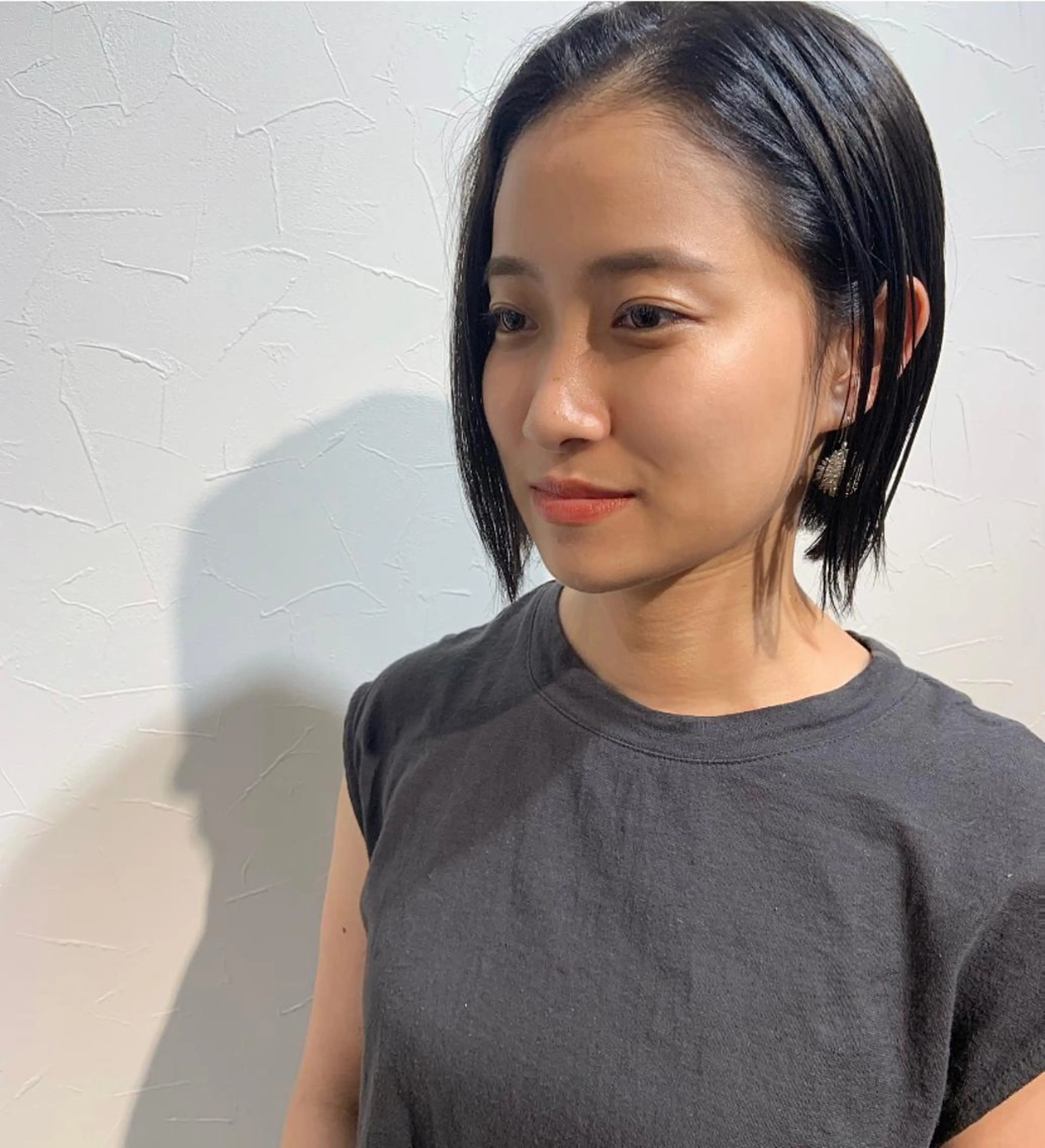 ショート アッシュ アッシュグレー アッシュグレージュ ボブ ♡ma ki♡のヘアスタイル