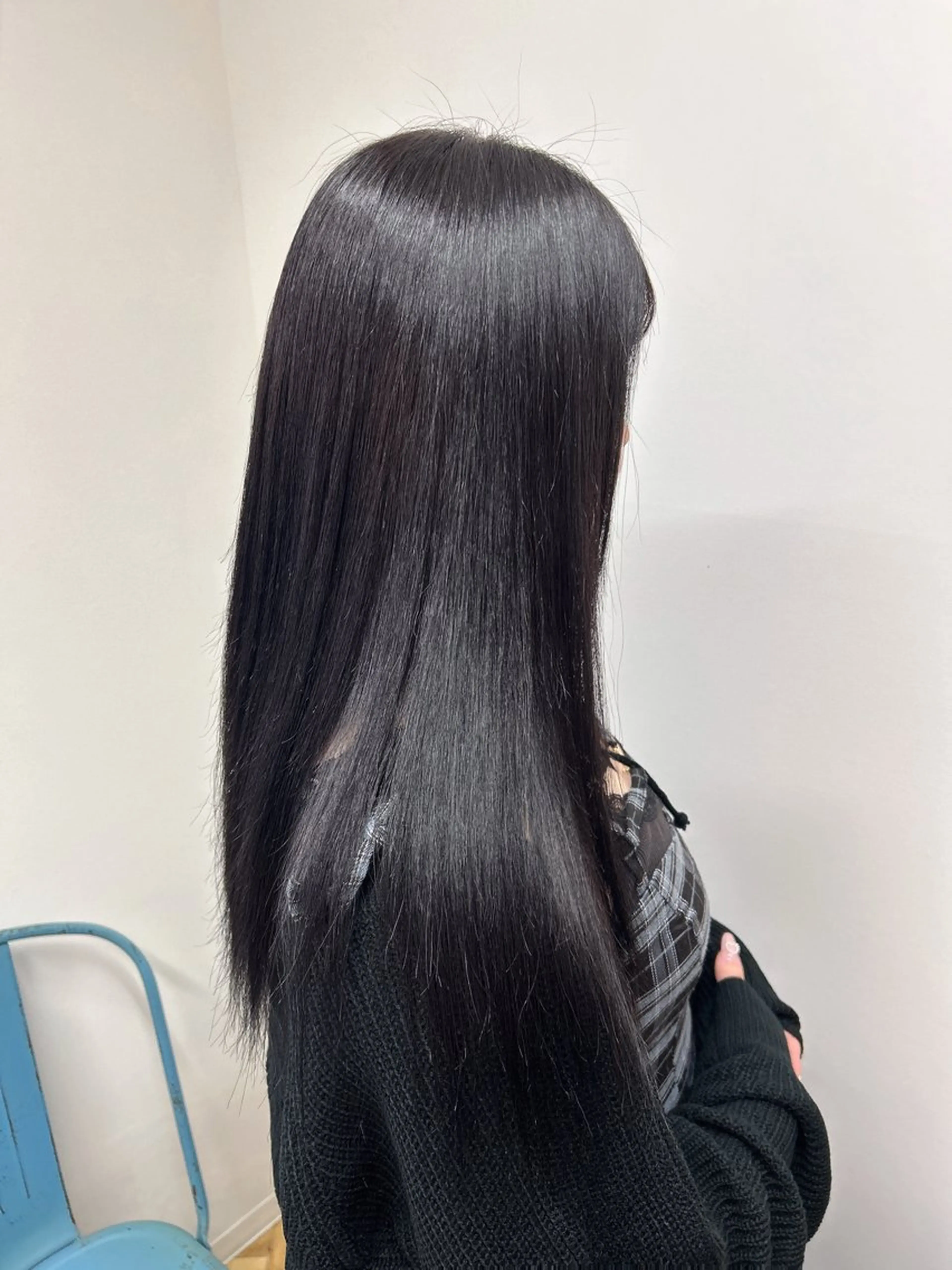 ロング カラー カット ヘアカラー 縮毛矯正 トリートメント 伶風 /髪質改善ストレートのヘアスタイル