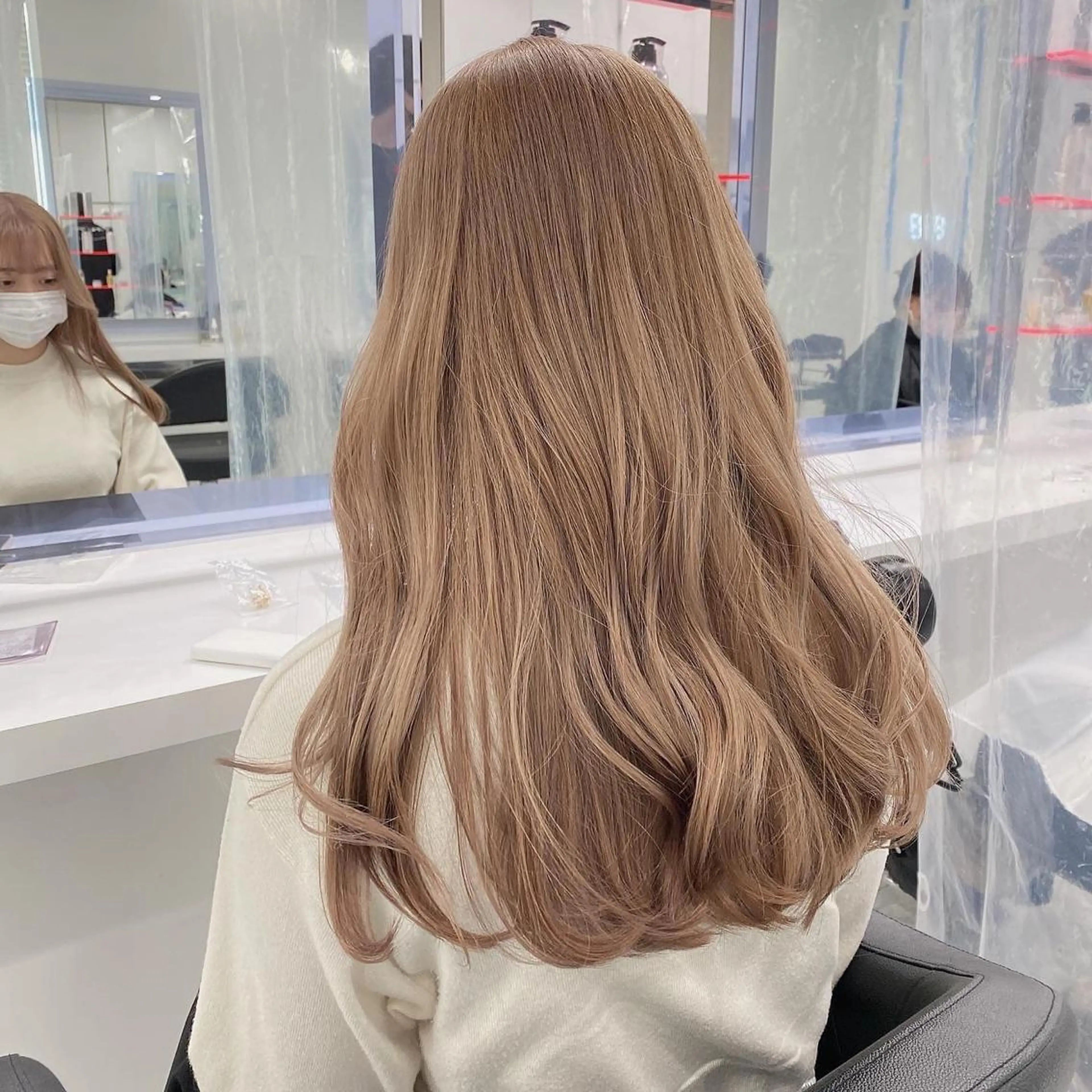 ミディアム 大人っぽ上品🤍韓国 レイヤー🤍ふうがのヘアスタイル