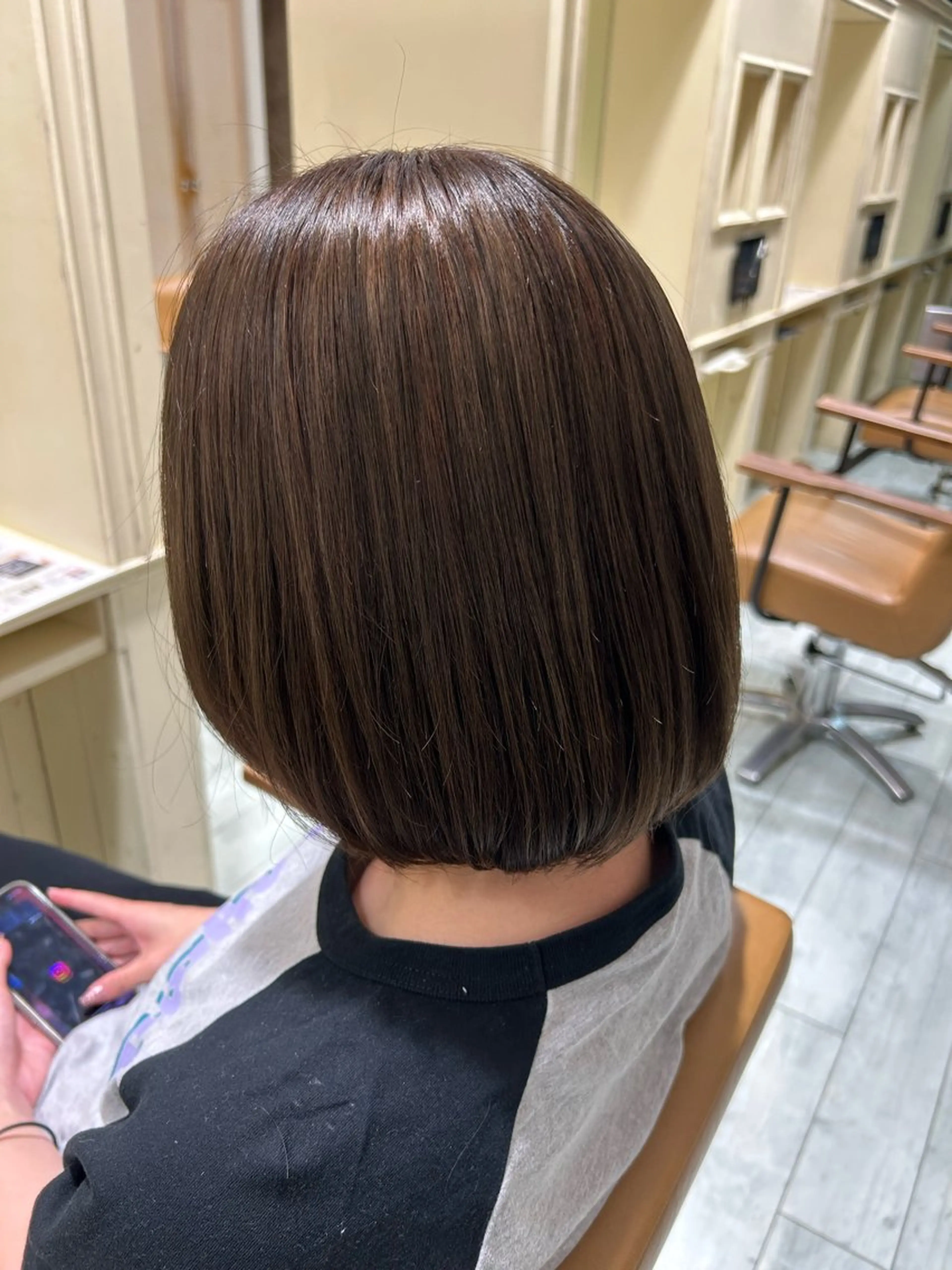 カラー 八木 風歌のヘアスタイル