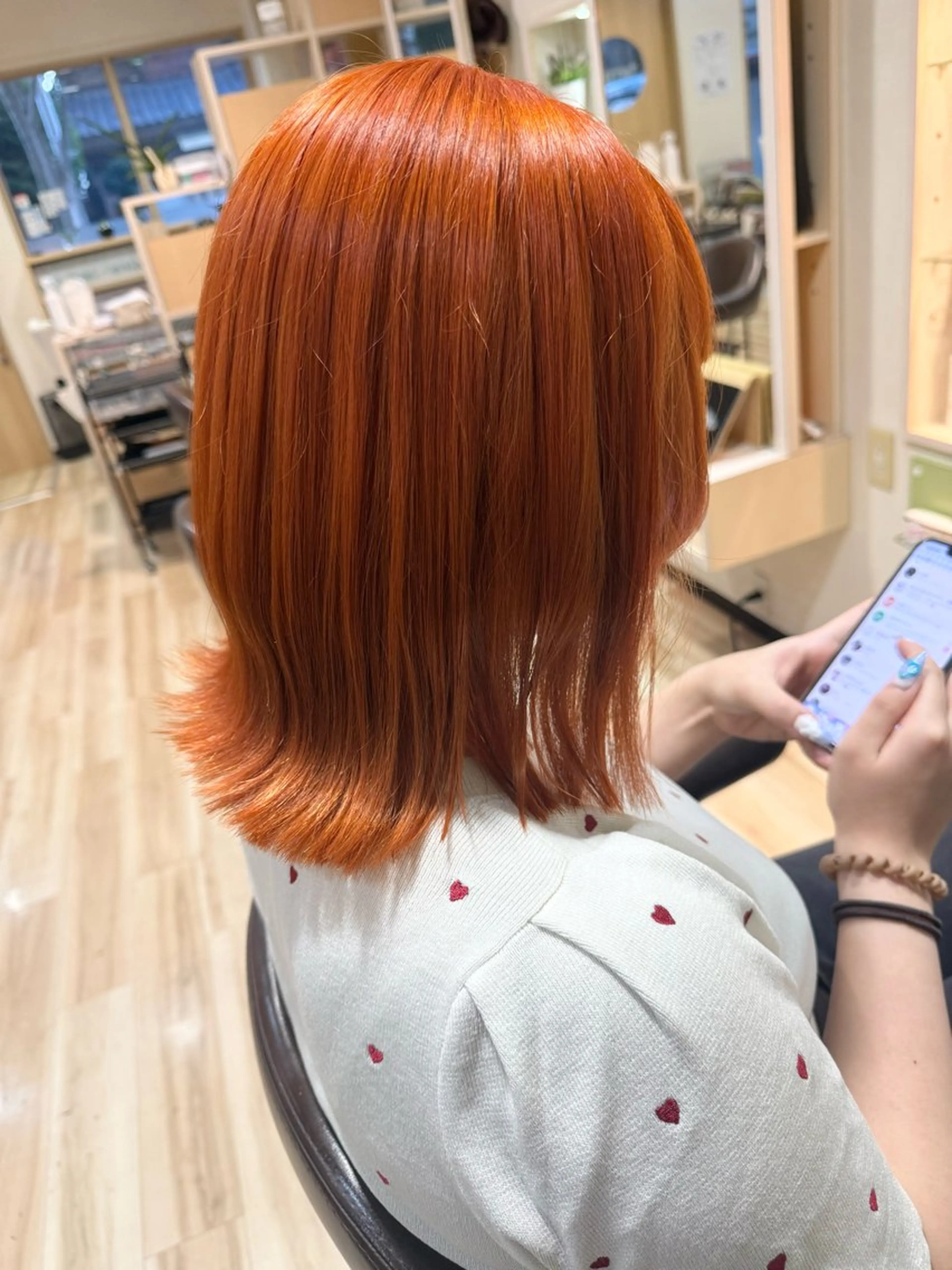 ショート カラー 🌺ハイトーン🌺 矢葺 なぎさ🌺🌺のヘアスタイル