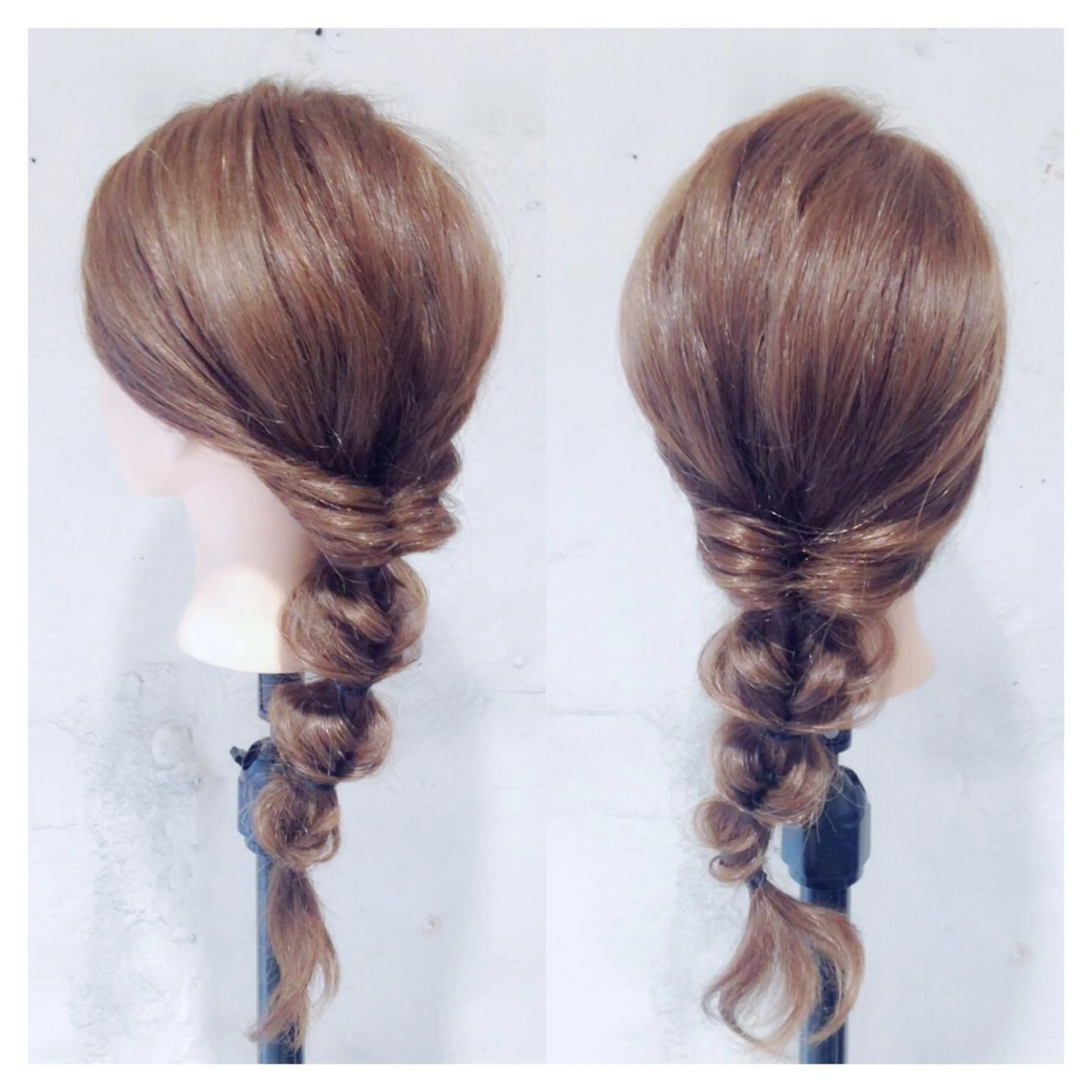 セミロング ロング ヘアアレンジ アオガミ （前髪顔周りカット）のヘアスタイル