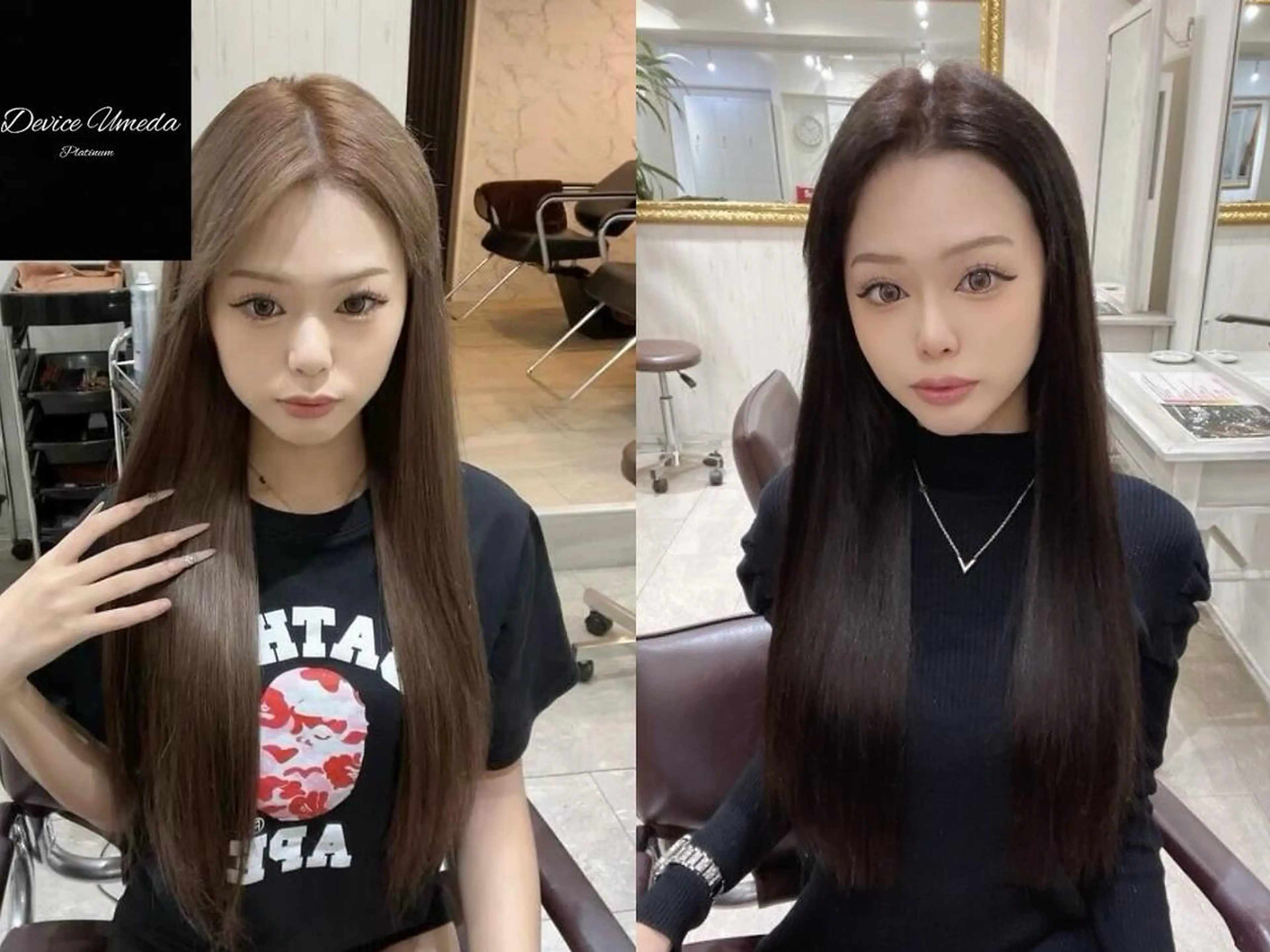 カラー メンズ ロング ヘアアレンジ レミーエクステ大阪 Device梅田のヘアスタイル