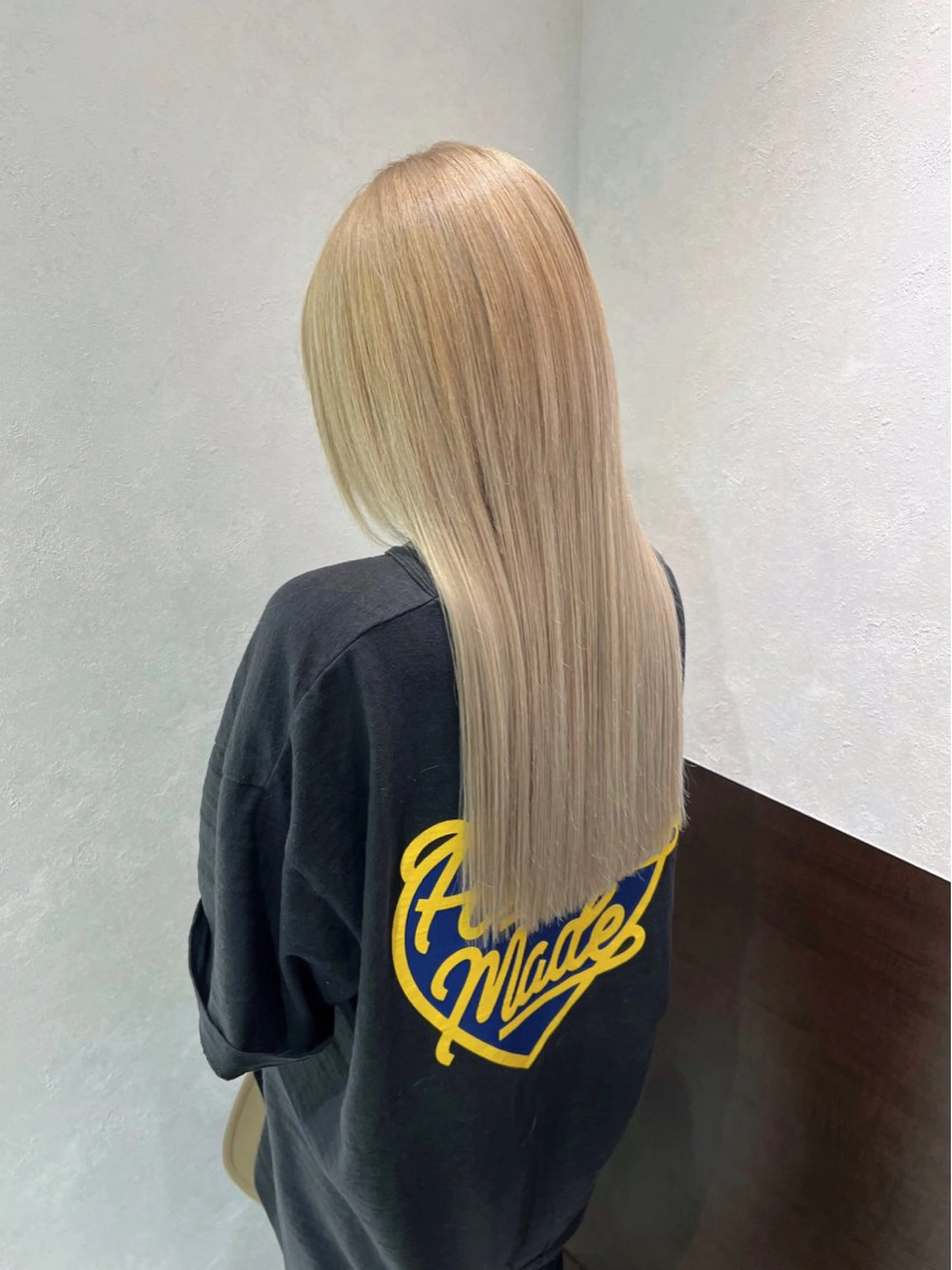 カラー カット ヘアカラー エクステ nehus nagaoka所属・🖤複雑履歴ブリーチ Mizuki 🖤のヘアスタイル