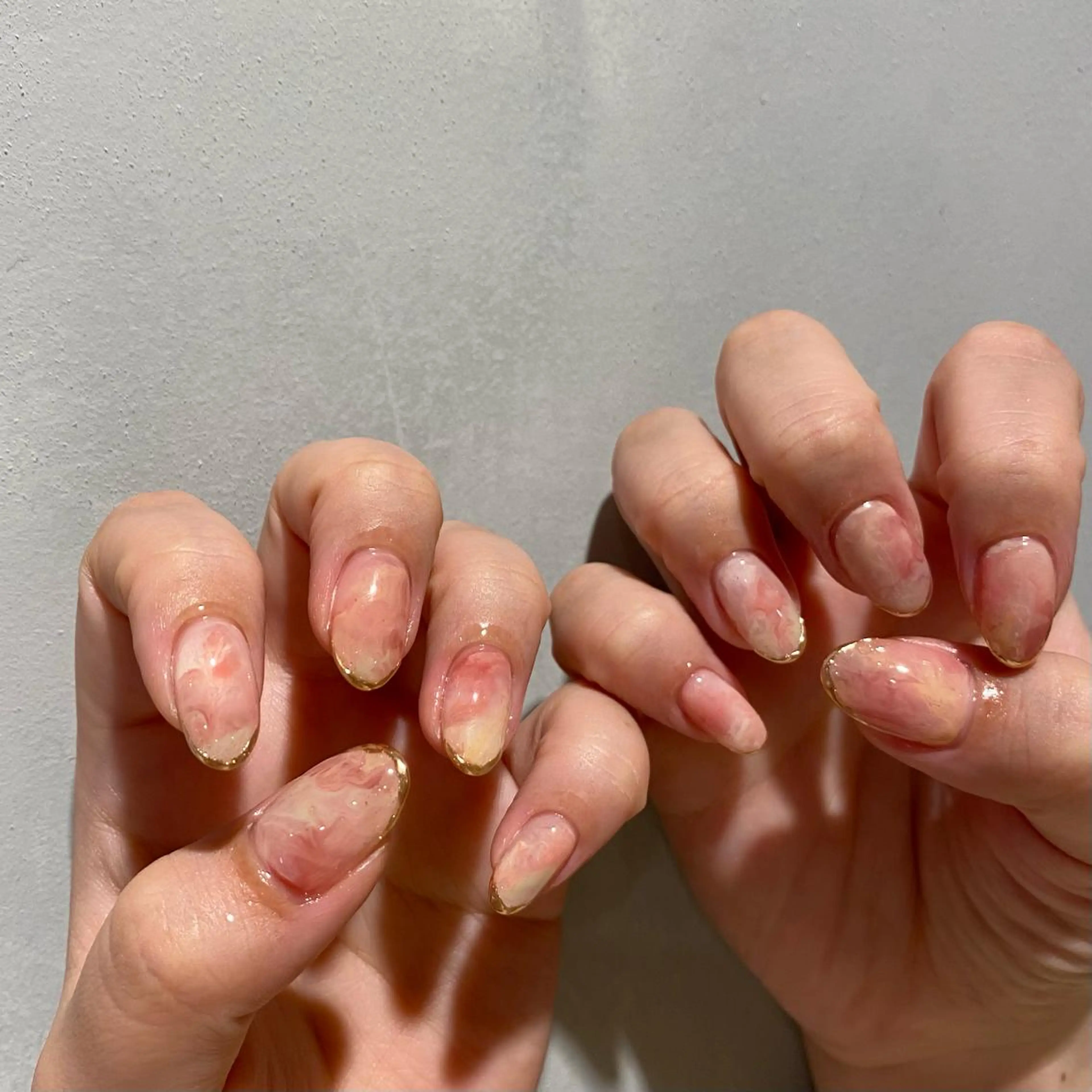 ネイル ニュアンスネイル ハンドネイル RINO AMANE nailのネイルデザイン