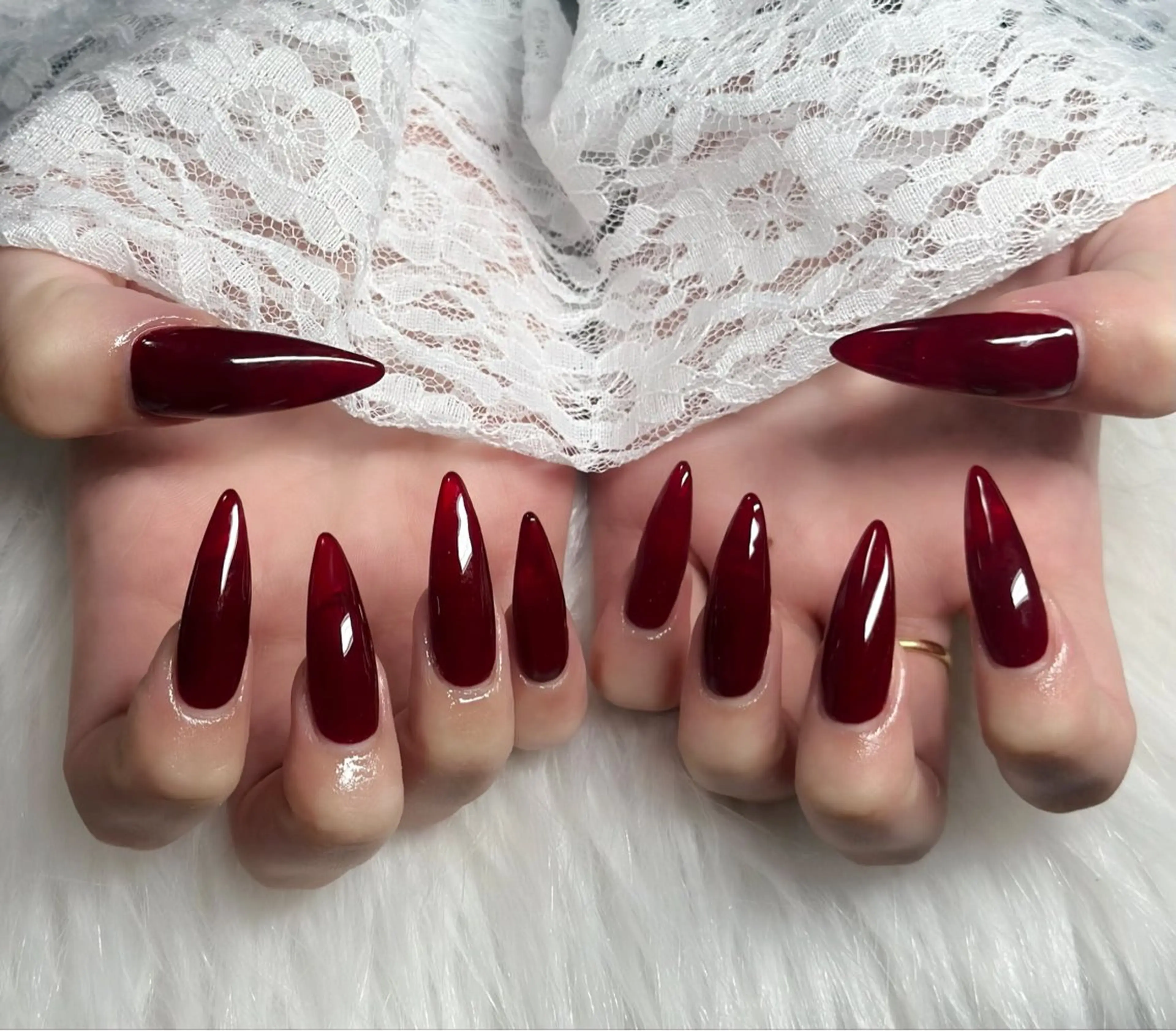 ネイル アートネイル 成人式 ジェルネイル ニュアンスネイル 夏ネイル ハンドネイル H.baby Nai Salon所属・neco H.babynailのネイルデザイン