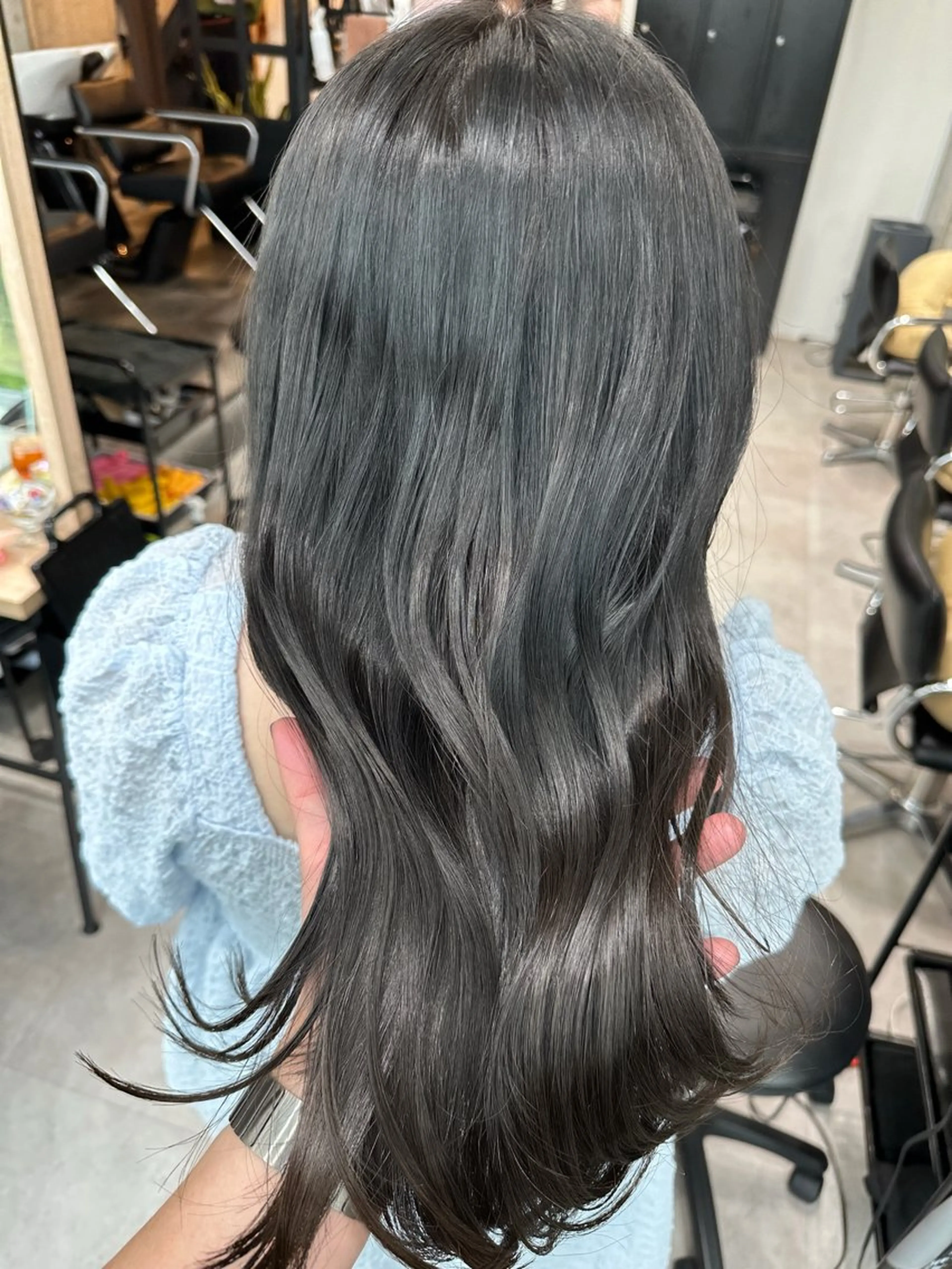 セミロング カット ヘアカラー トリートメント ✨似合わせカット/ 艶カラー恵比寿✨のヘアスタイル