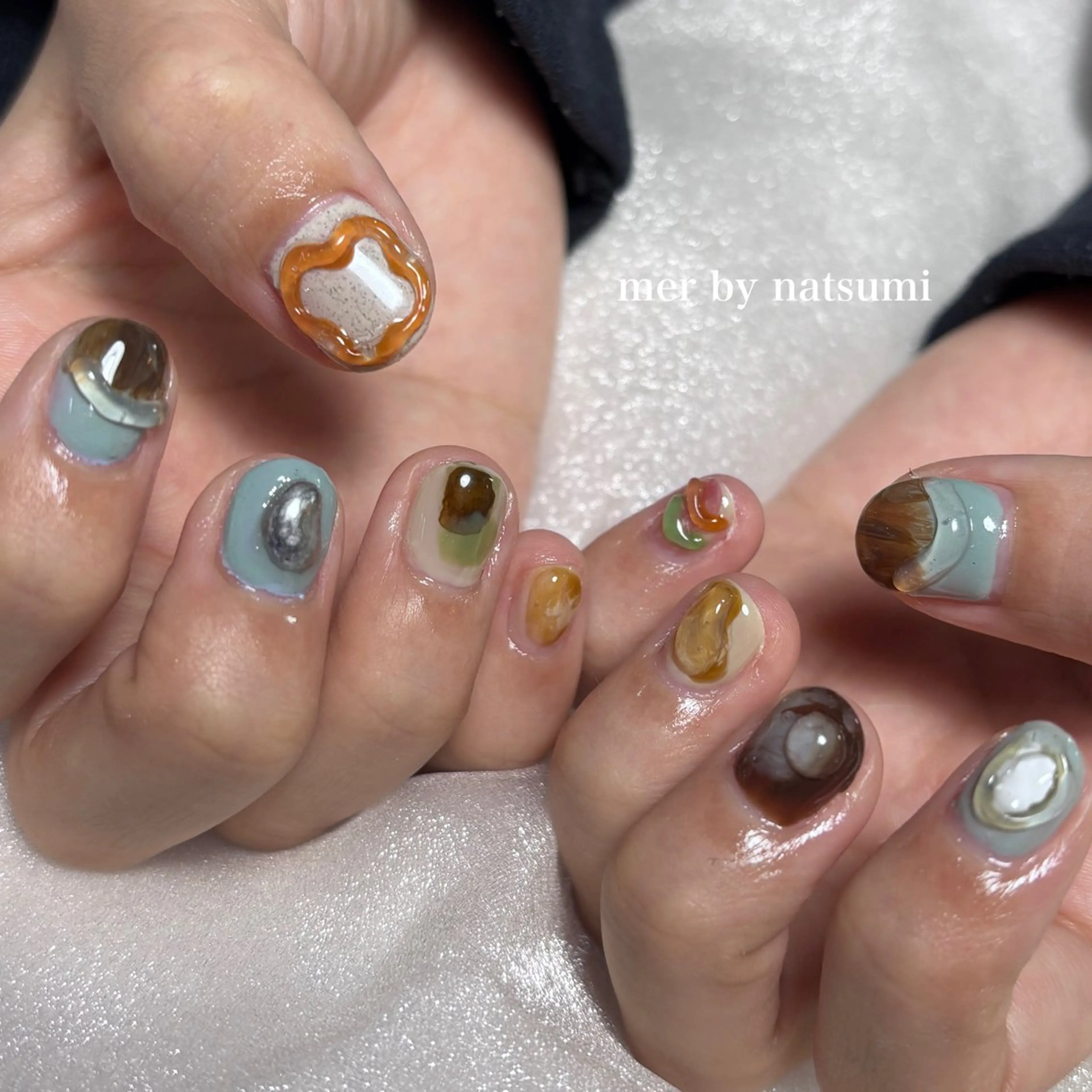 ショート mer natsumiのネイルデザイン