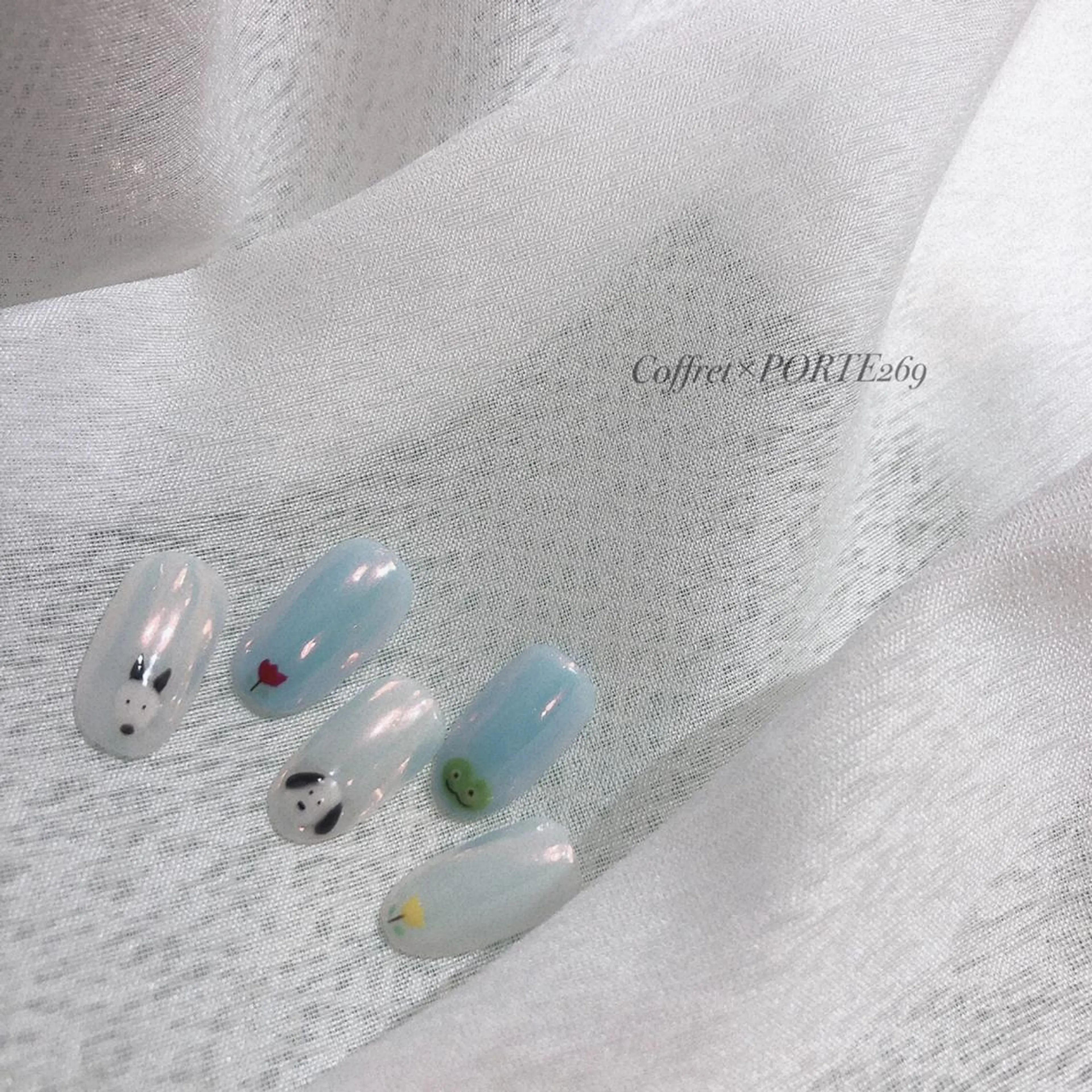 ネイル オーロラネイル ミラーネイル WOLTOKYO池袋 💕maiのネイルデザイン