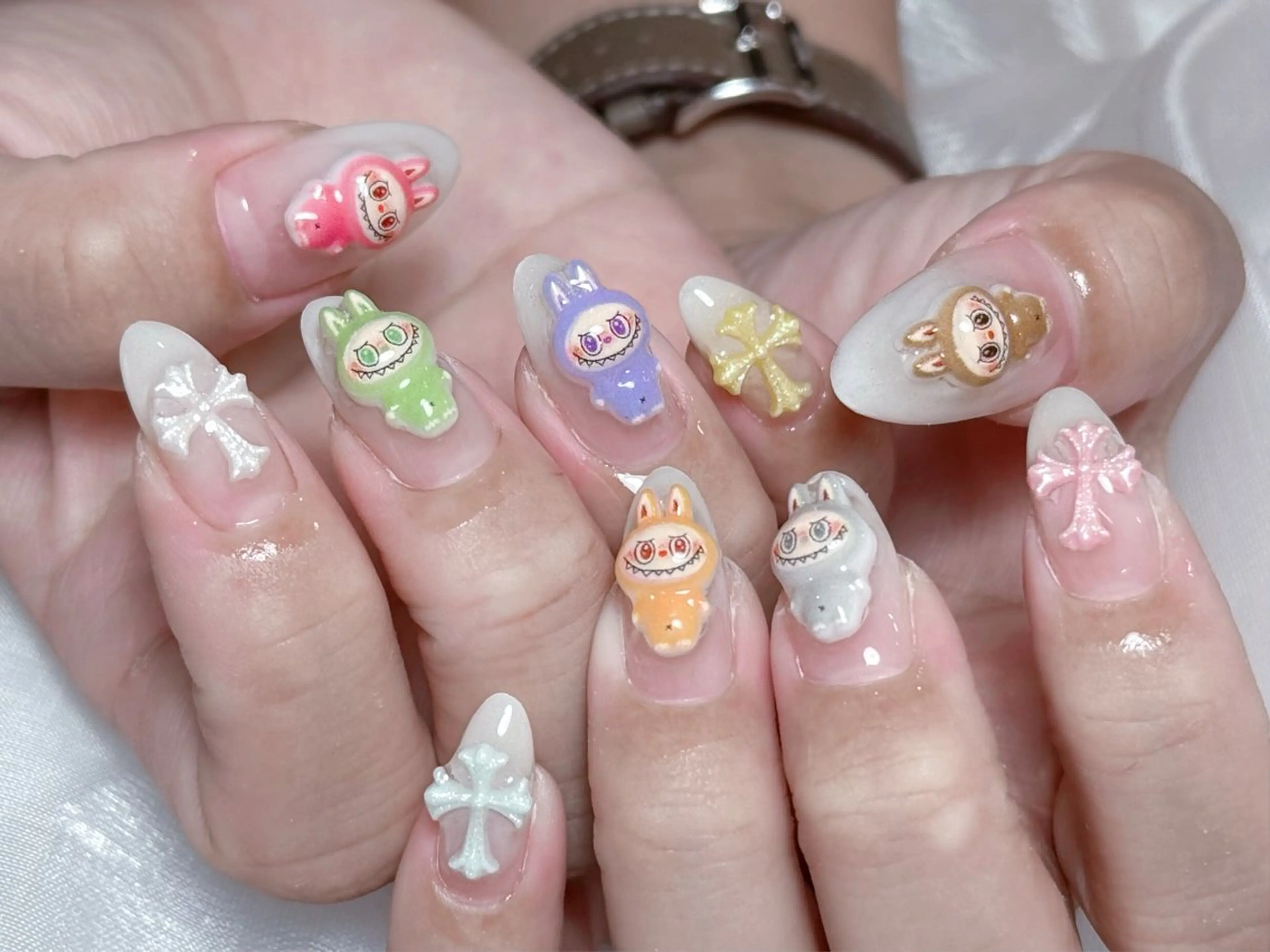ネイル 長さ出し フレンチネイル グラデーション マグネットネイル マグネットフレンチ ハンドネイル ハンドケア ⭐️Dreamy Nail⭐️のネイルデザイン
