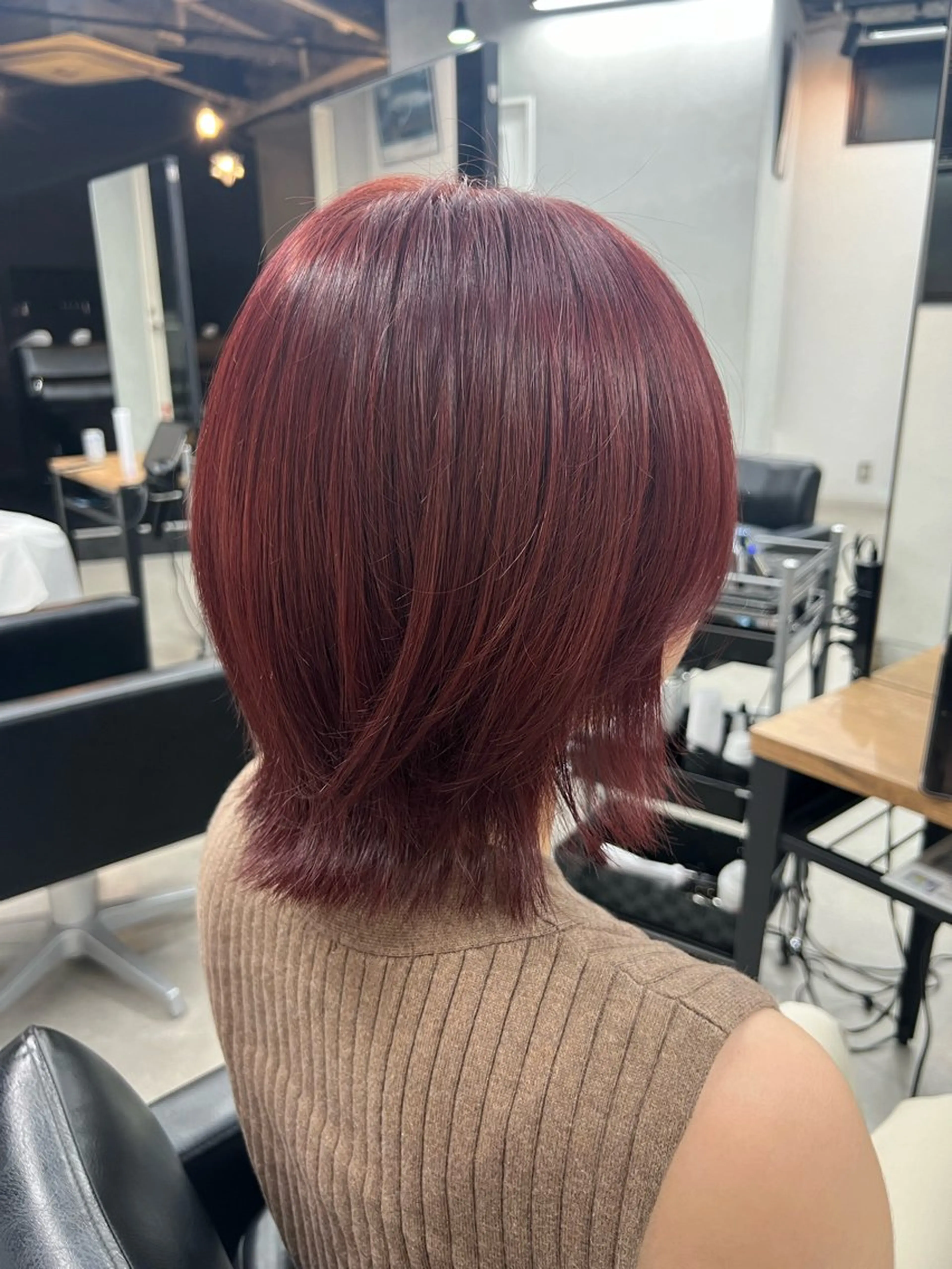 🕊ブリーチなしダブルカラー+内部補修トリートメント🕊の写真