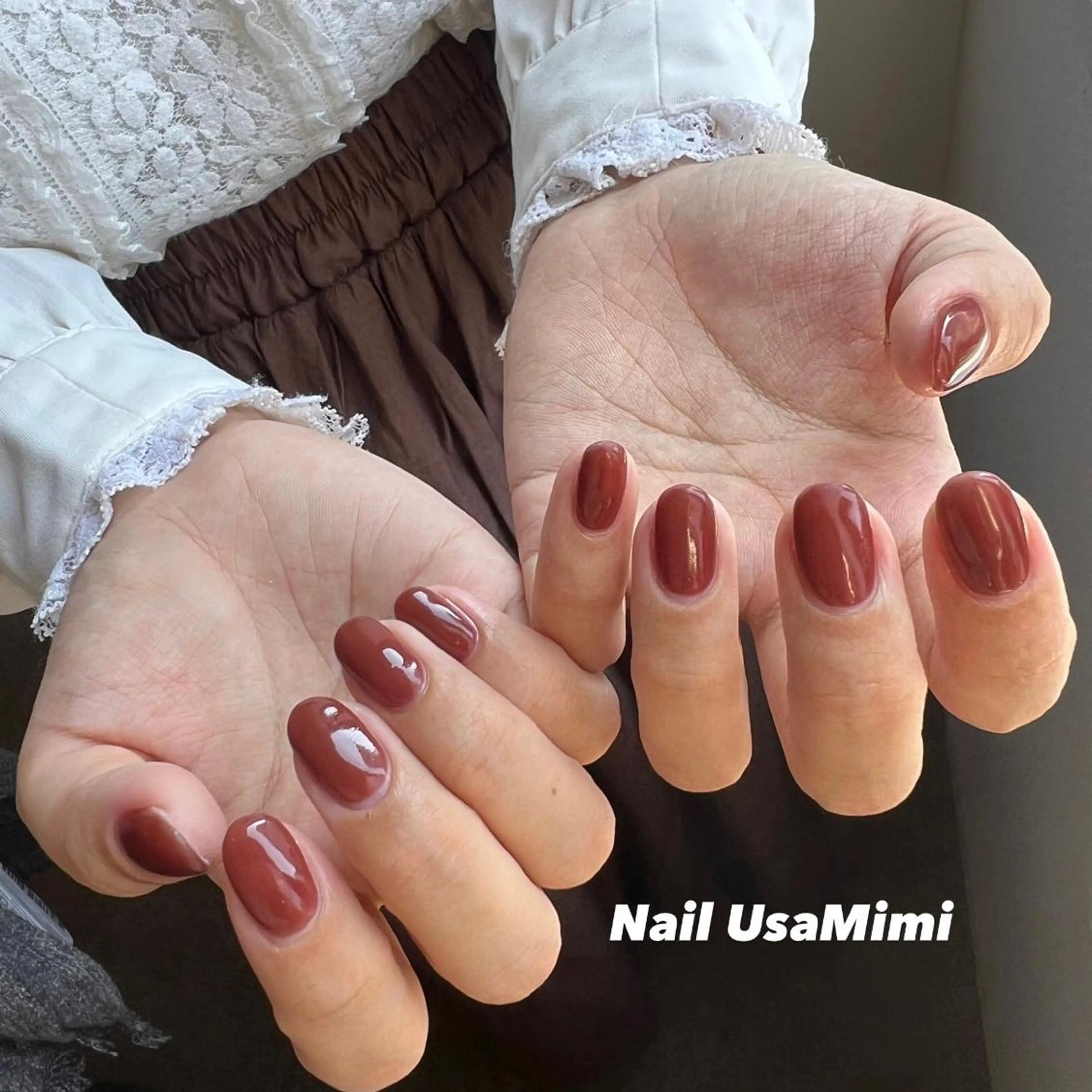 ネイル クリアネイル フットネイル ジェルネイル マグネットネイル 持ち込み 本町ネイルNail UsaMimiのネイルデザイン